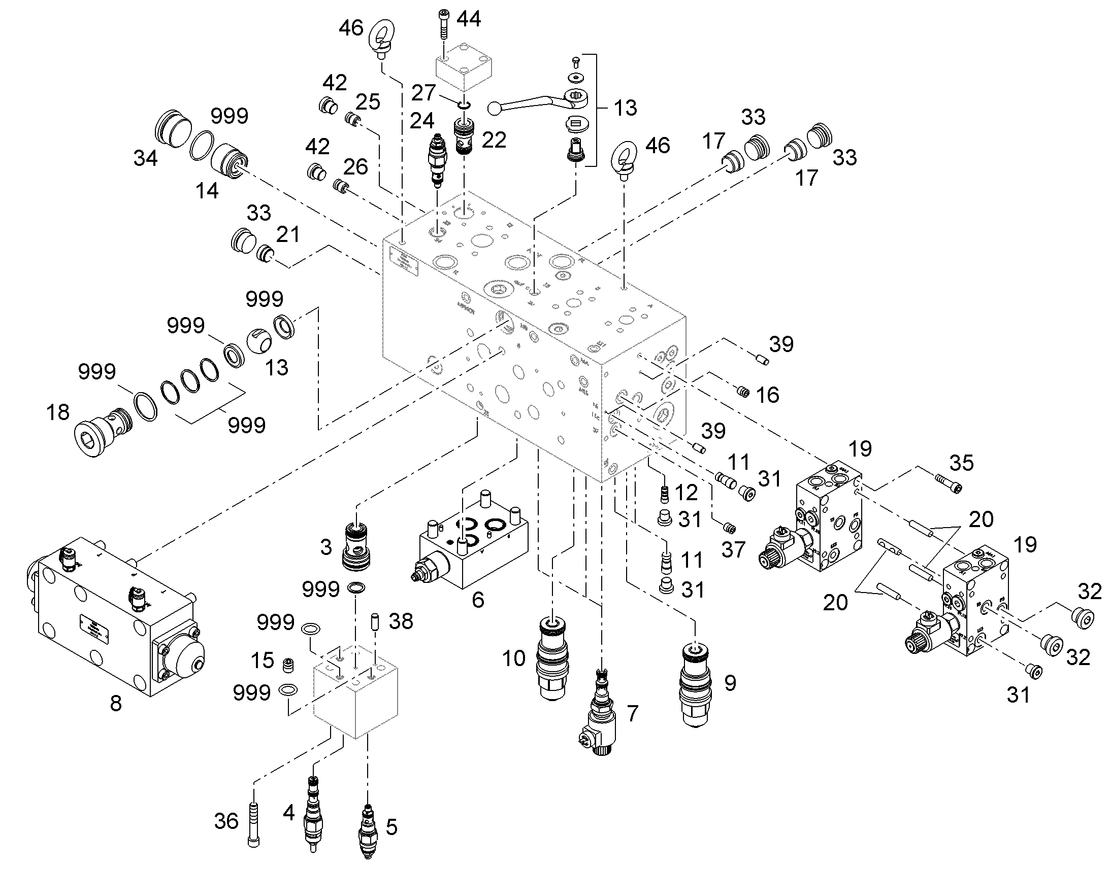 КЛАПАН ХОДОВОЙ 10800596 LIEBHERR