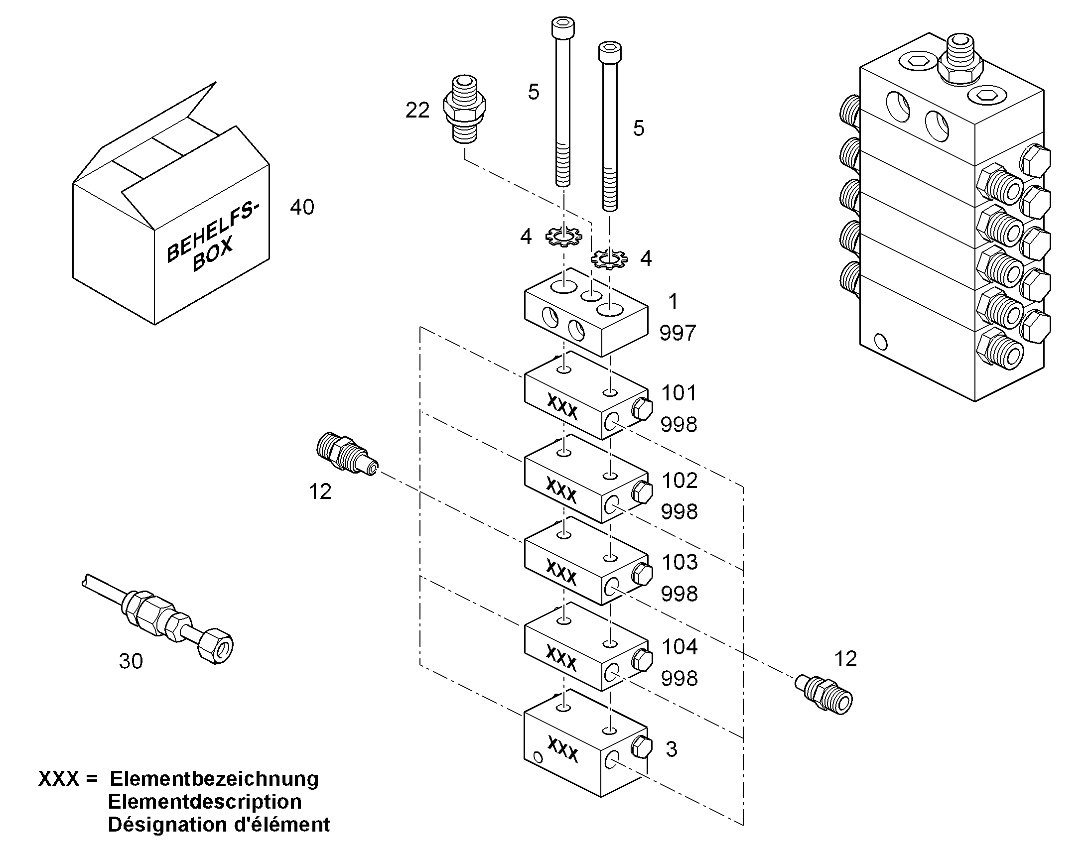СОЕДИНЕНИЕ РЕЗЬБОВОЕ GE 6LL M10X1 11066972 LIEBHERR