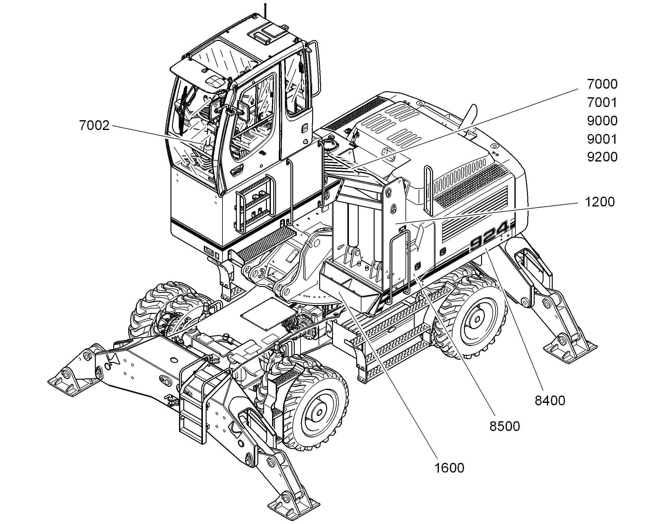 УДЛИНЕНИЕ, ГИДРОСИСТЕМА 9629228 LIEBHERR