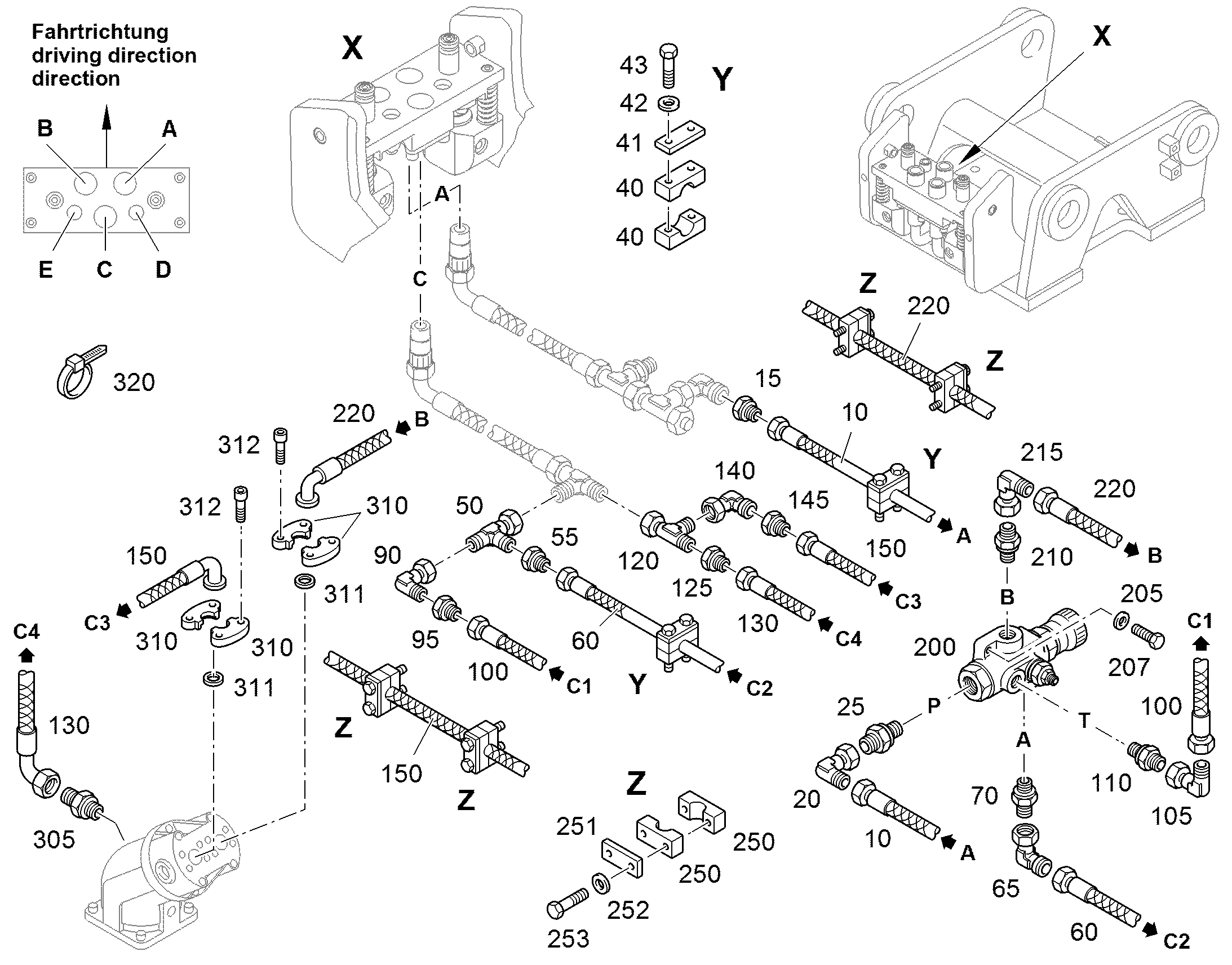 ШЛАНГ 16X2170 10423703 LIEBHERR