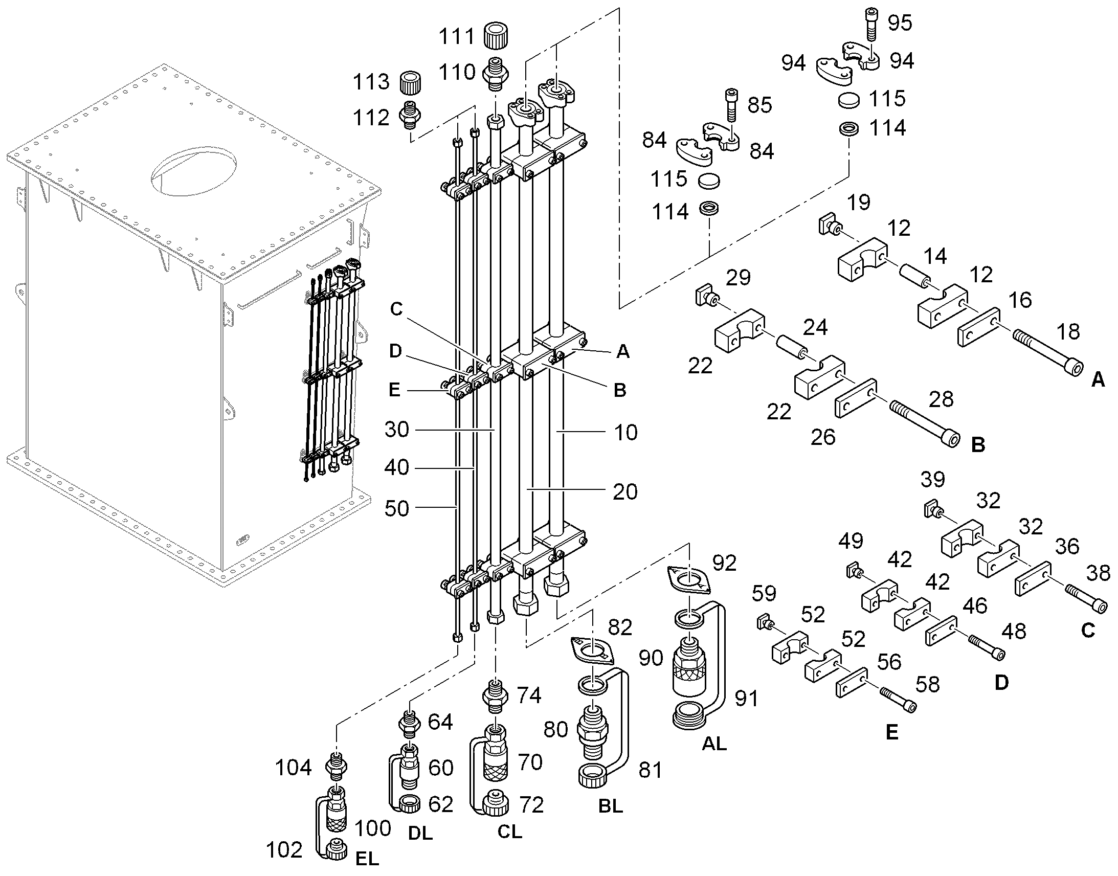 КЛЕММА ПОЛОВИННАЯ DIN 3015-2 S 1 R 10 PP 10690945 LIEBHERR