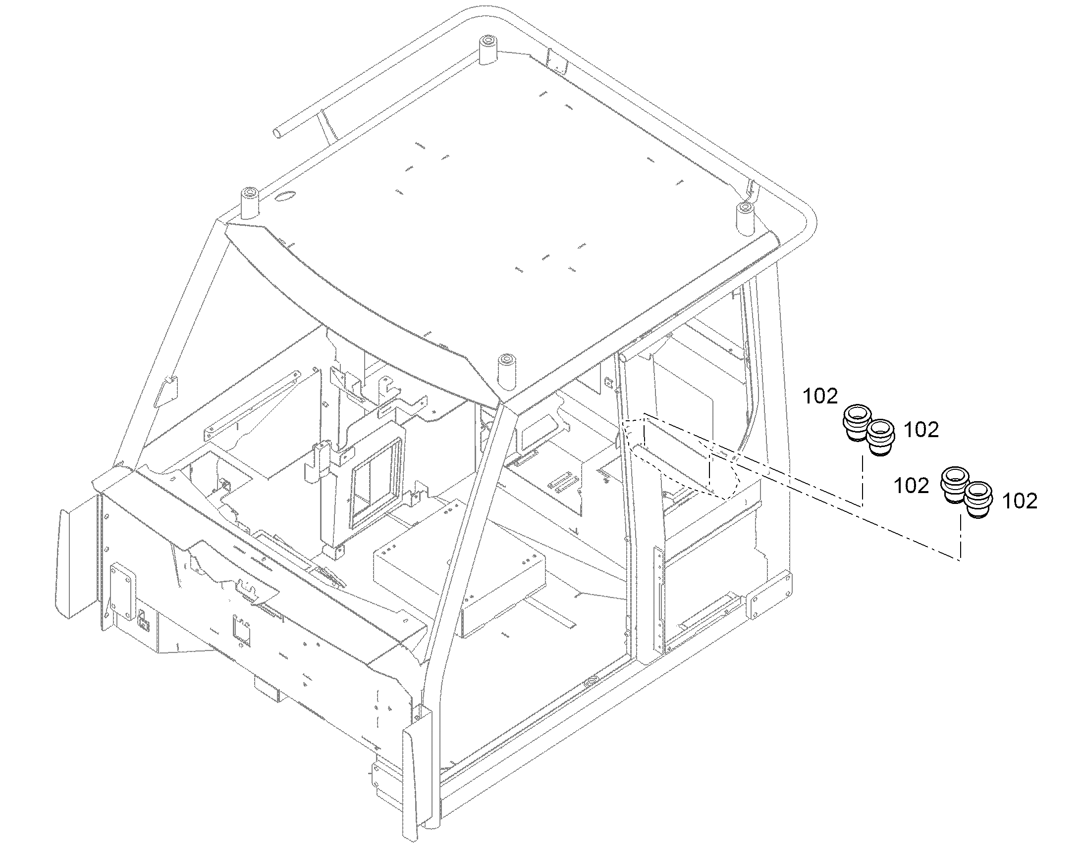 ГАЙКА-ЗАКЛЕПКА M4 11068200 LIEBHERR