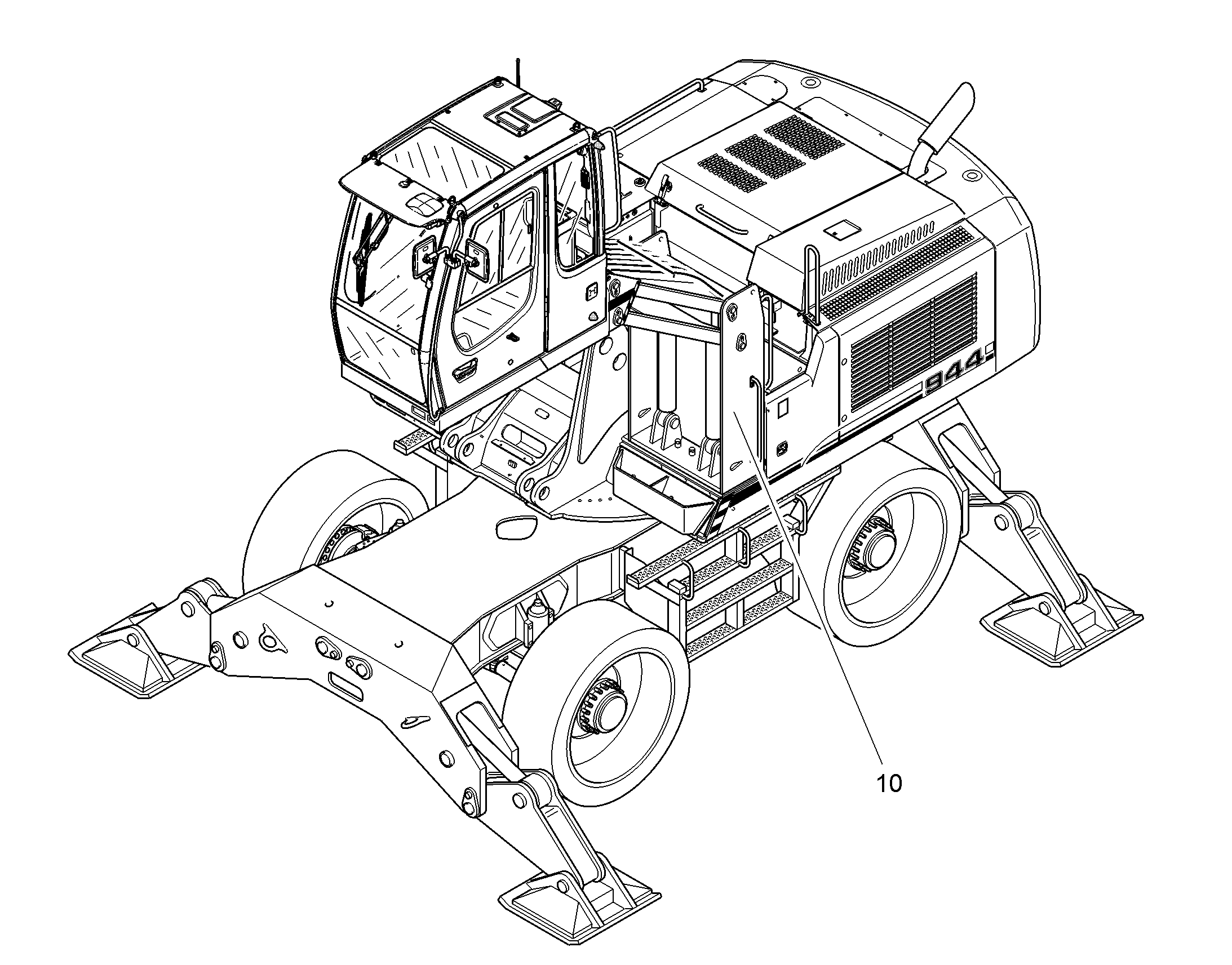 КАБИНА МАШИН.,ГИДРАВЛИЧ.РЕГ-КА 94033377 LIEBHERR