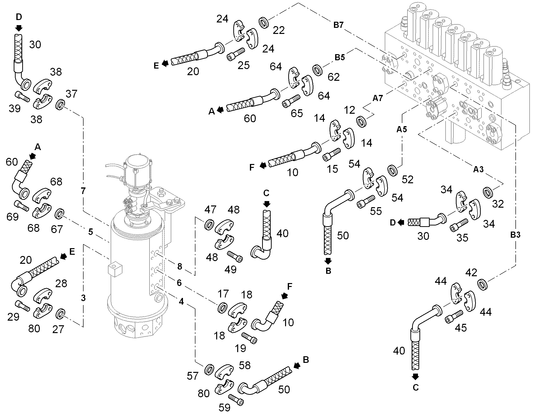 ШЛАНГ 25X1600 11005835 LIEBHERR