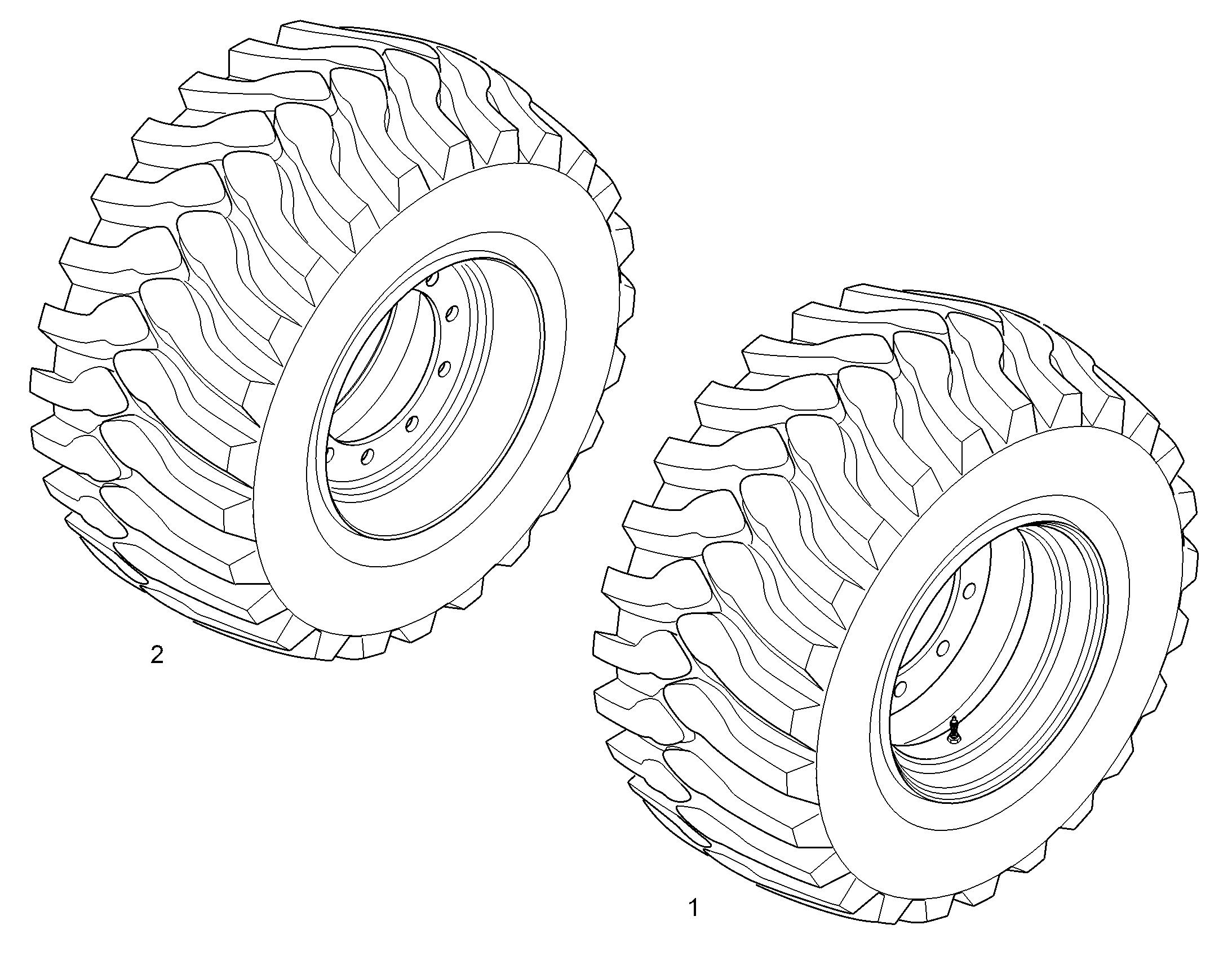 ШИНЫ ШИРОКОПРОФИЛЬНЫЕ ПРАВЫЕ 600/40 - 22.5 9307495 LIEBHERR