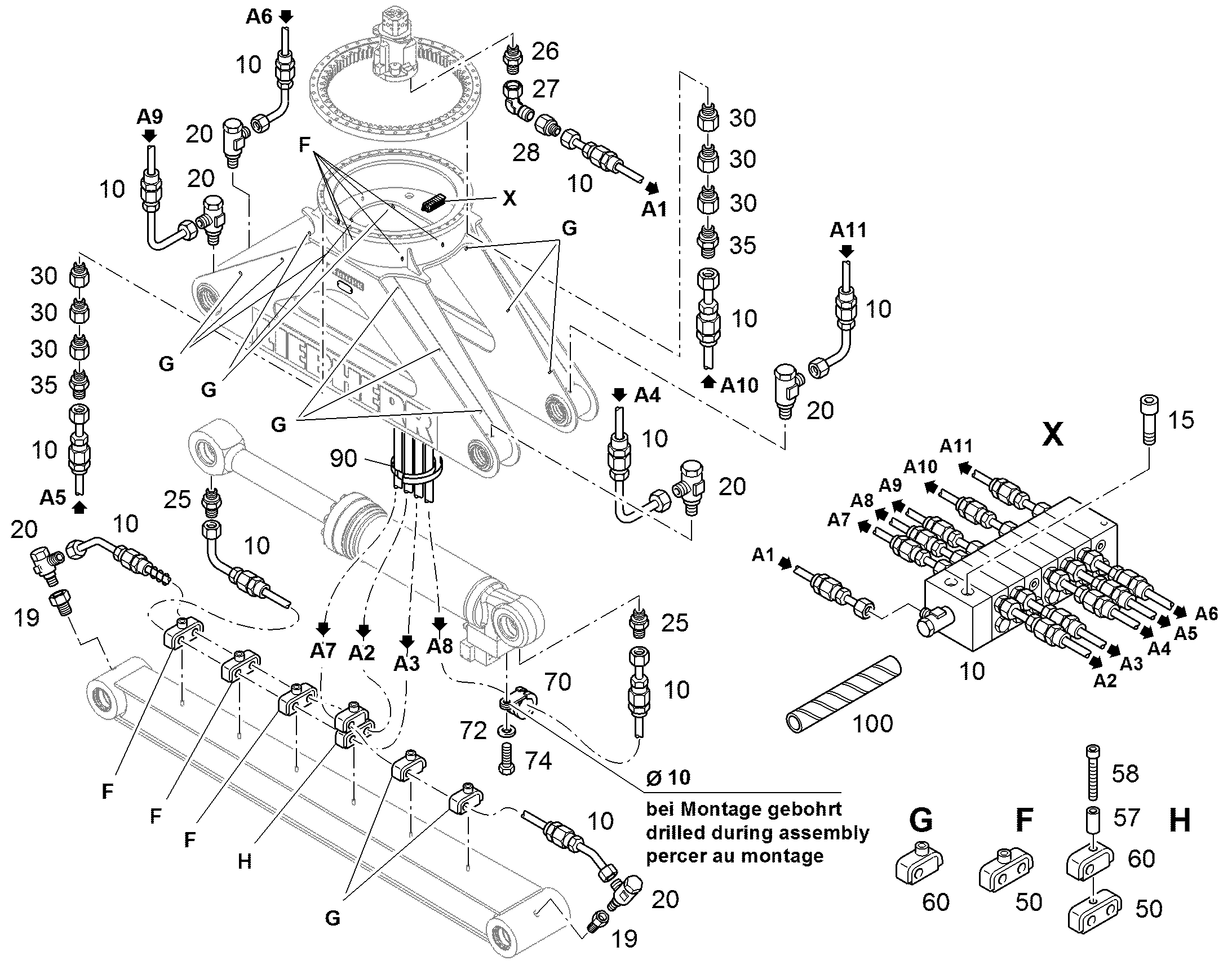 РАСПРЕДЕЛИТЕЛЬ MX-F 7/10 11082229 LIEBHERR
