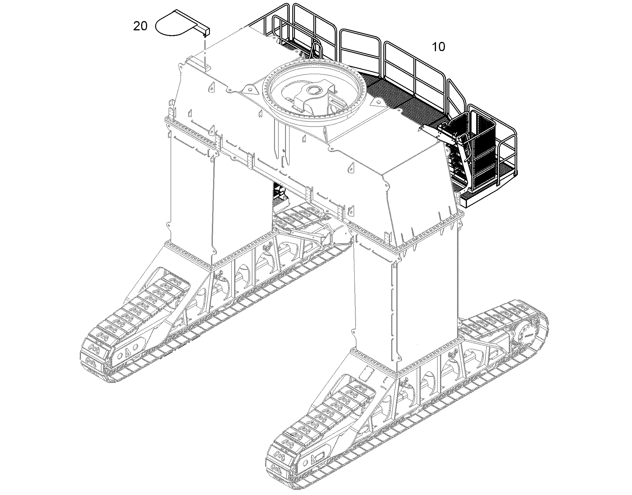 РЫЧАЖНАЯ РУКОЯТКА СЛЕВА 10694259 LIEBHERR