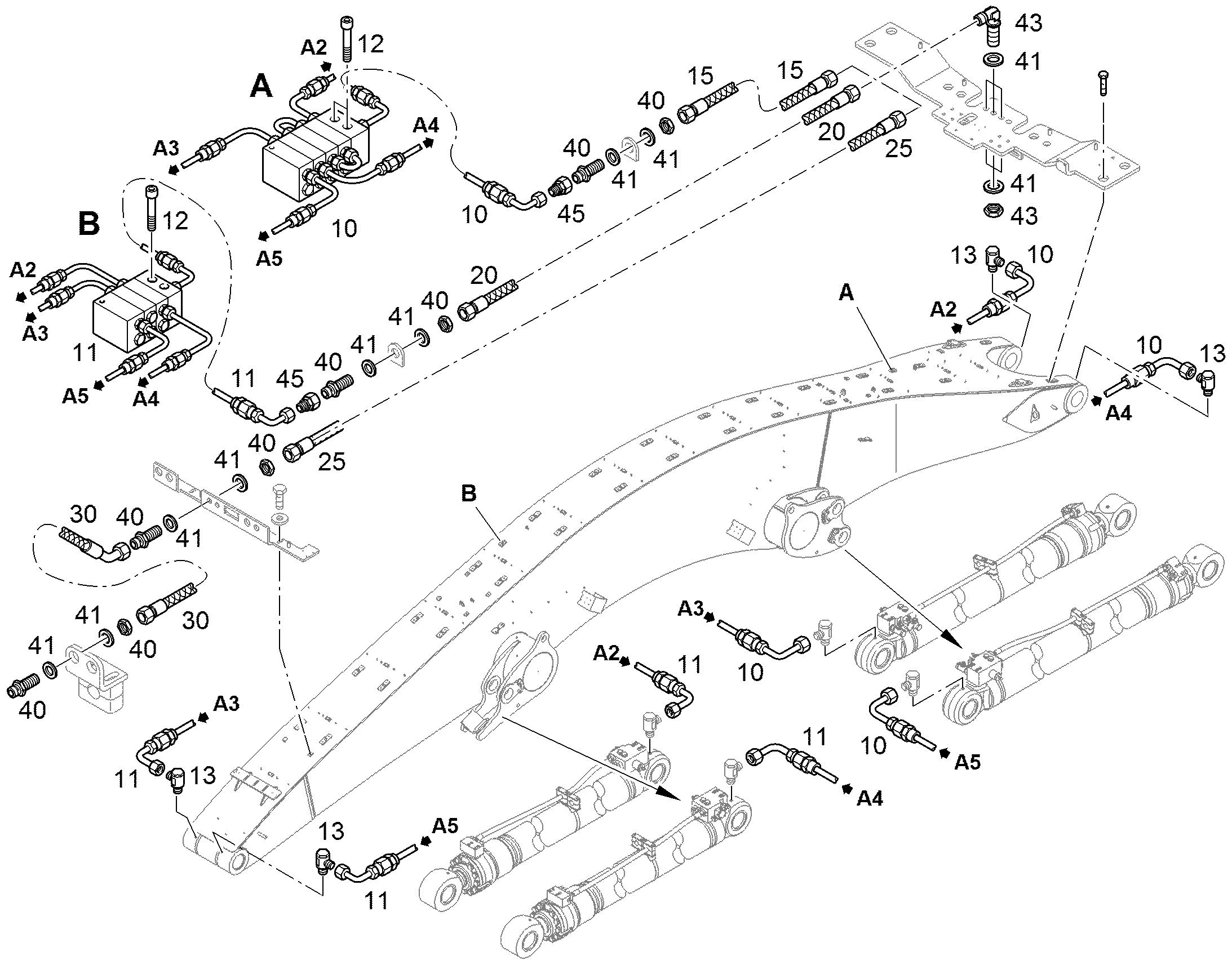 ШЛАНГ 10X8220 11100054 LIEBHERR