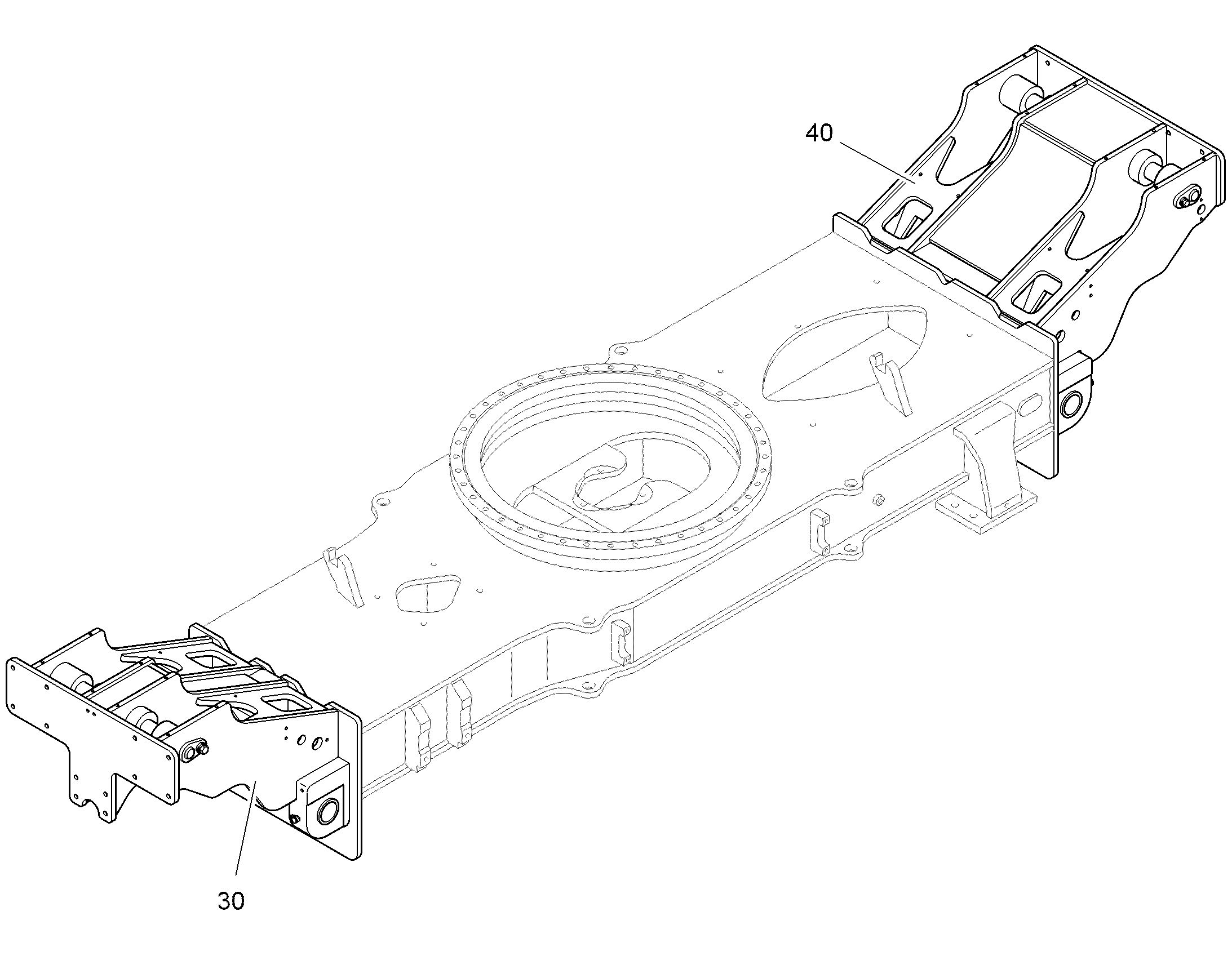 МОНТАЖНАЯ КОНСОЛЬ 11068349 LIEBHERR