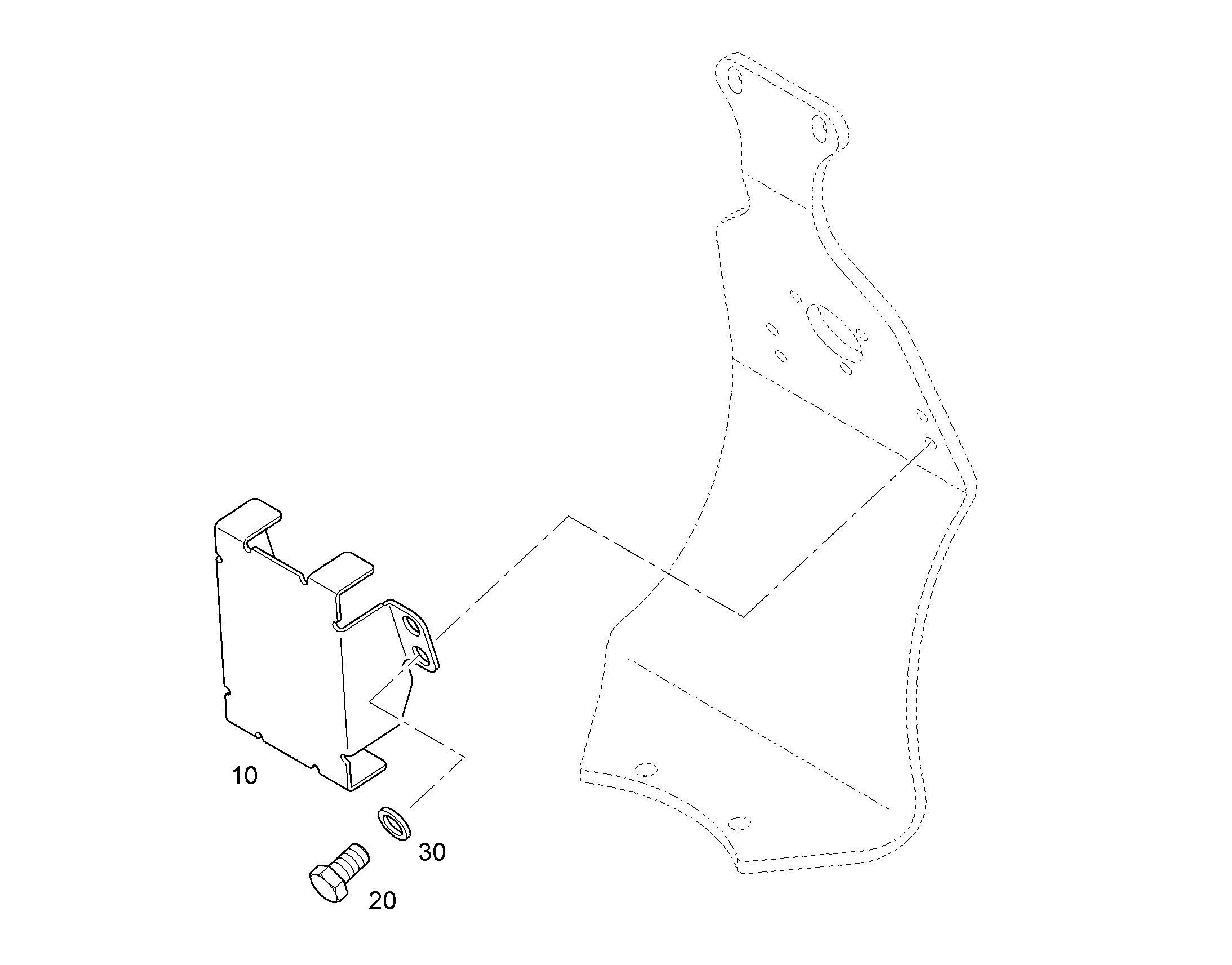 ЛИСТ КРЕПЕЖНЫЙ 94034599 LIEBHERR