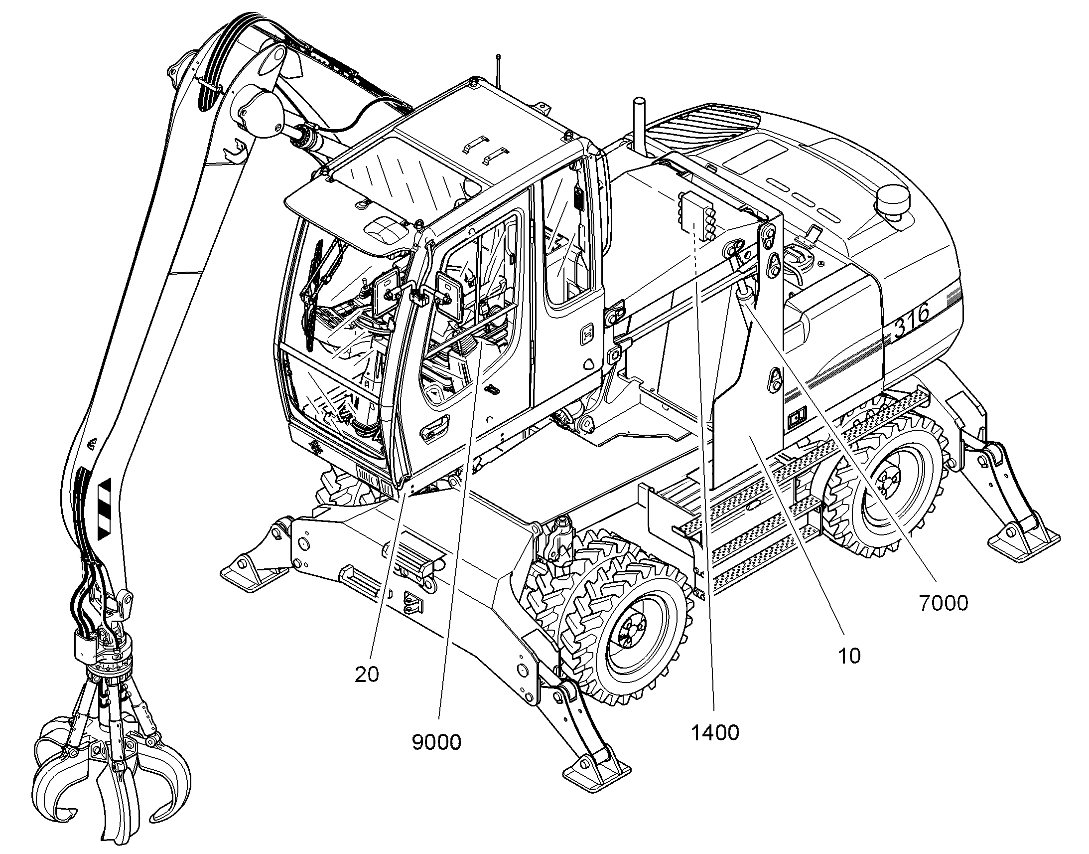 ГИДРАВЛИЧЕСКАЯ СИСТЕМА 94004855 LIEBHERR