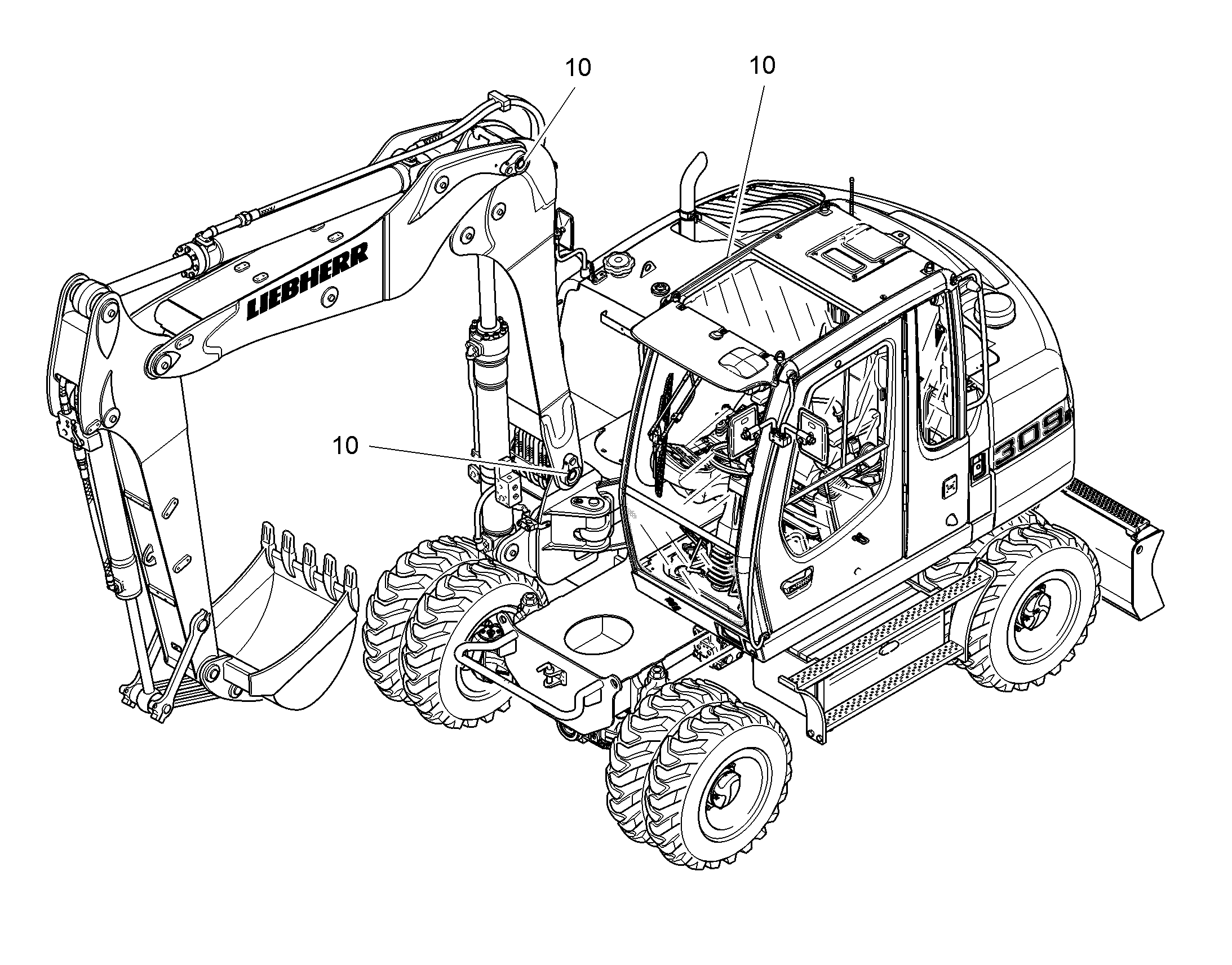 ОГРАНИЧ. ПОДЪЕМА ЭЛЕКТРОННОЕ 94004939 LIEBHERR