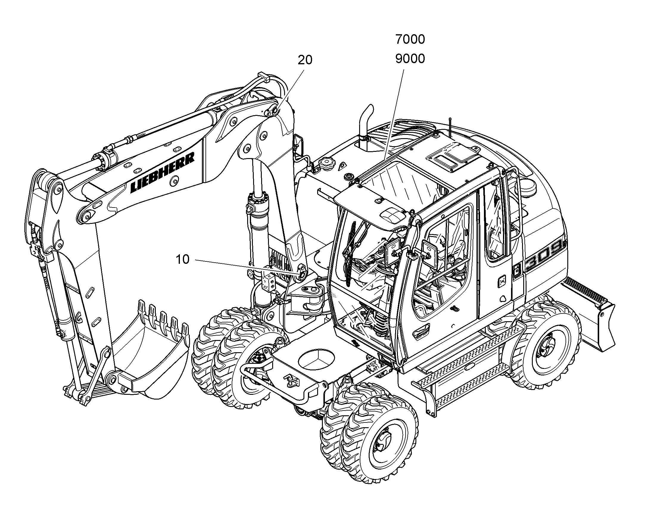 ГИДРАВЛИЧЕСКАЯ СИСТЕМА 94006039 LIEBHERR