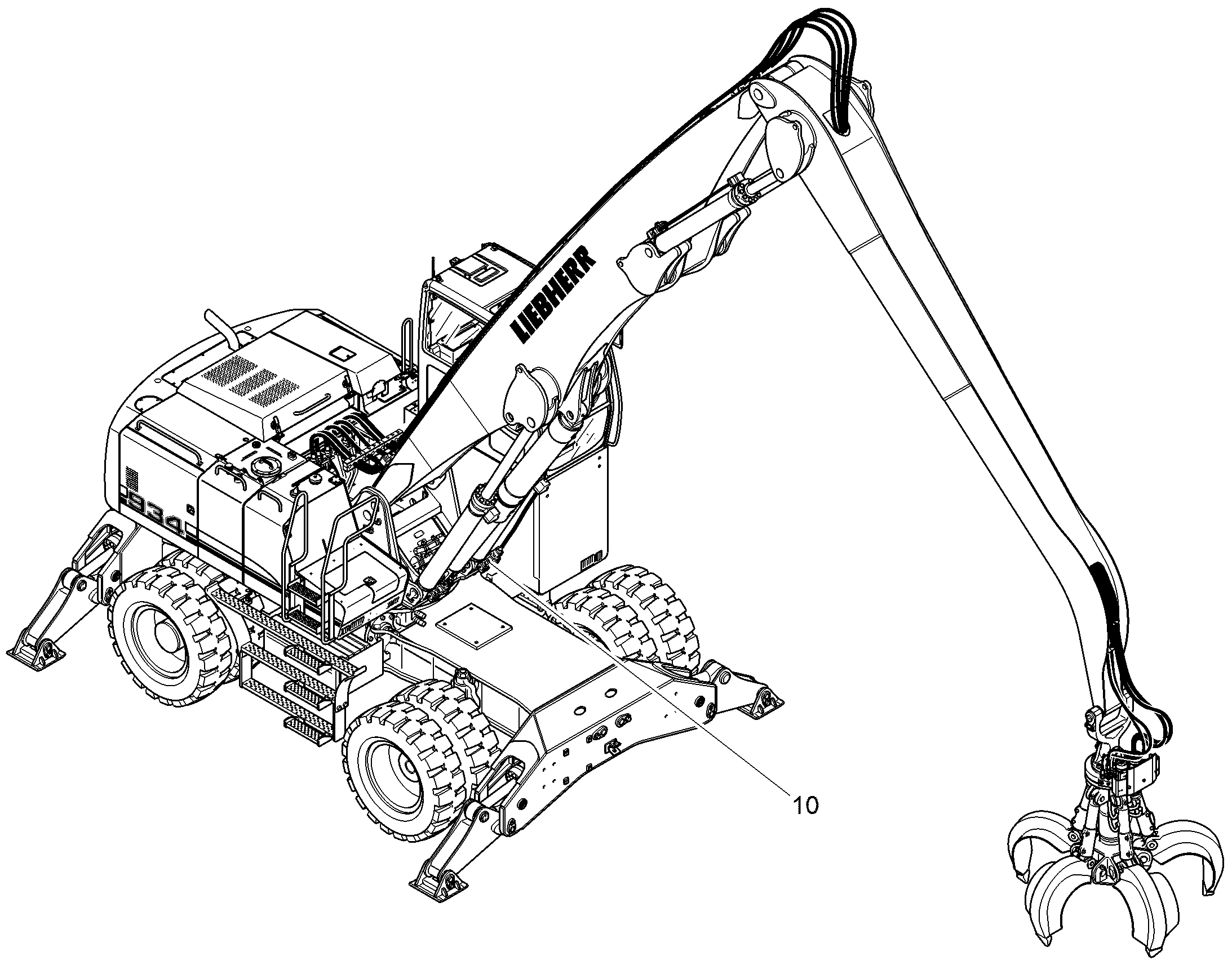ЗАЩ.ОТ ПЕРЕГ.ПЕРЕКЛ.4ЭЛ.ОТВ.II 94038760 LIEBHERR
