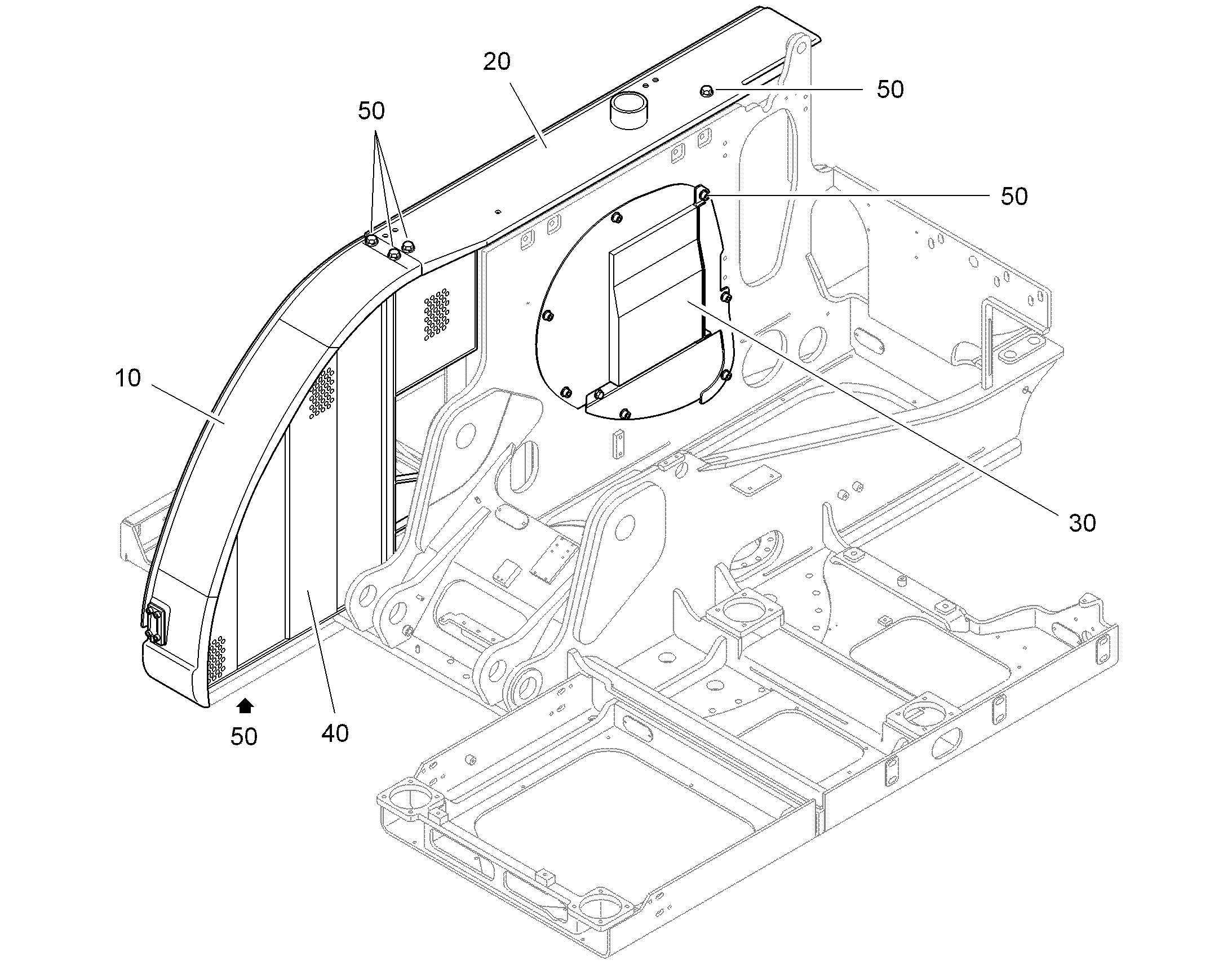 ЭЛЕМЕНТЫ МОНТАЖНЫЕ 94040138 LIEBHERR