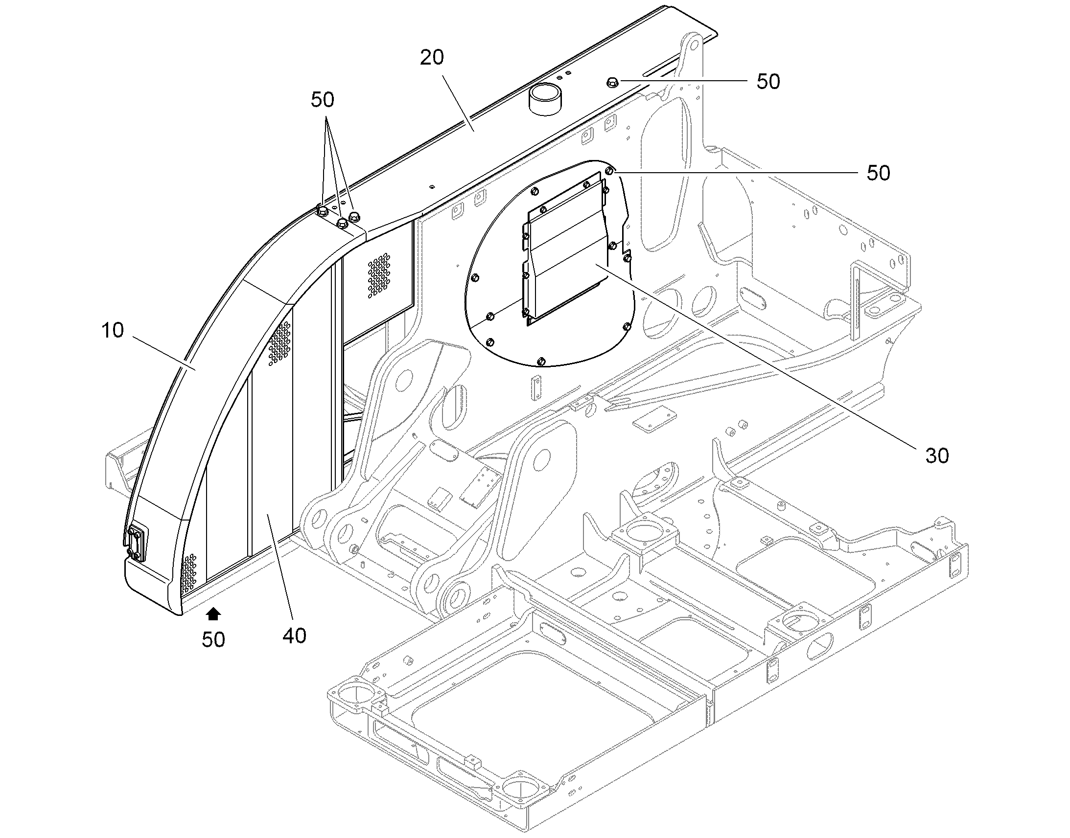 ЭЛЕМЕНТЫ МОНТАЖНЫЕ 94037167 LIEBHERR