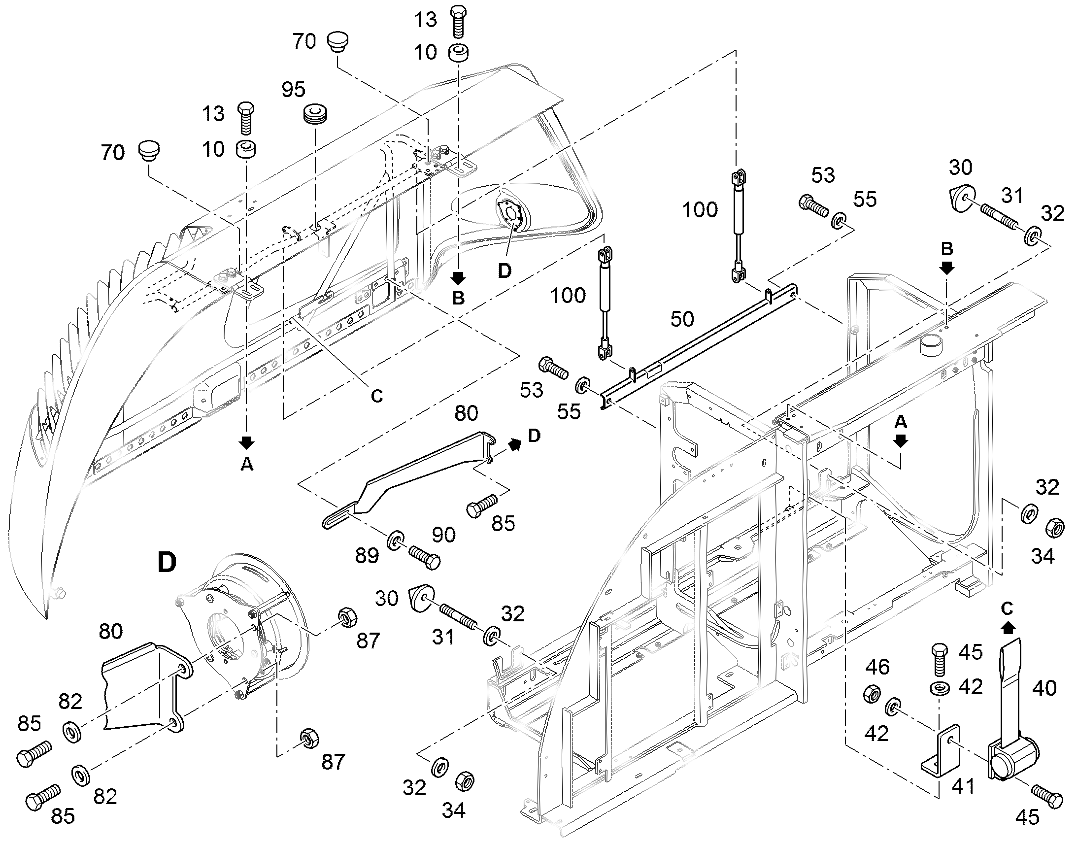 НАКОНЕЧНИК РЕЗИНОВЫЙ 7006911 LIEBHERR
