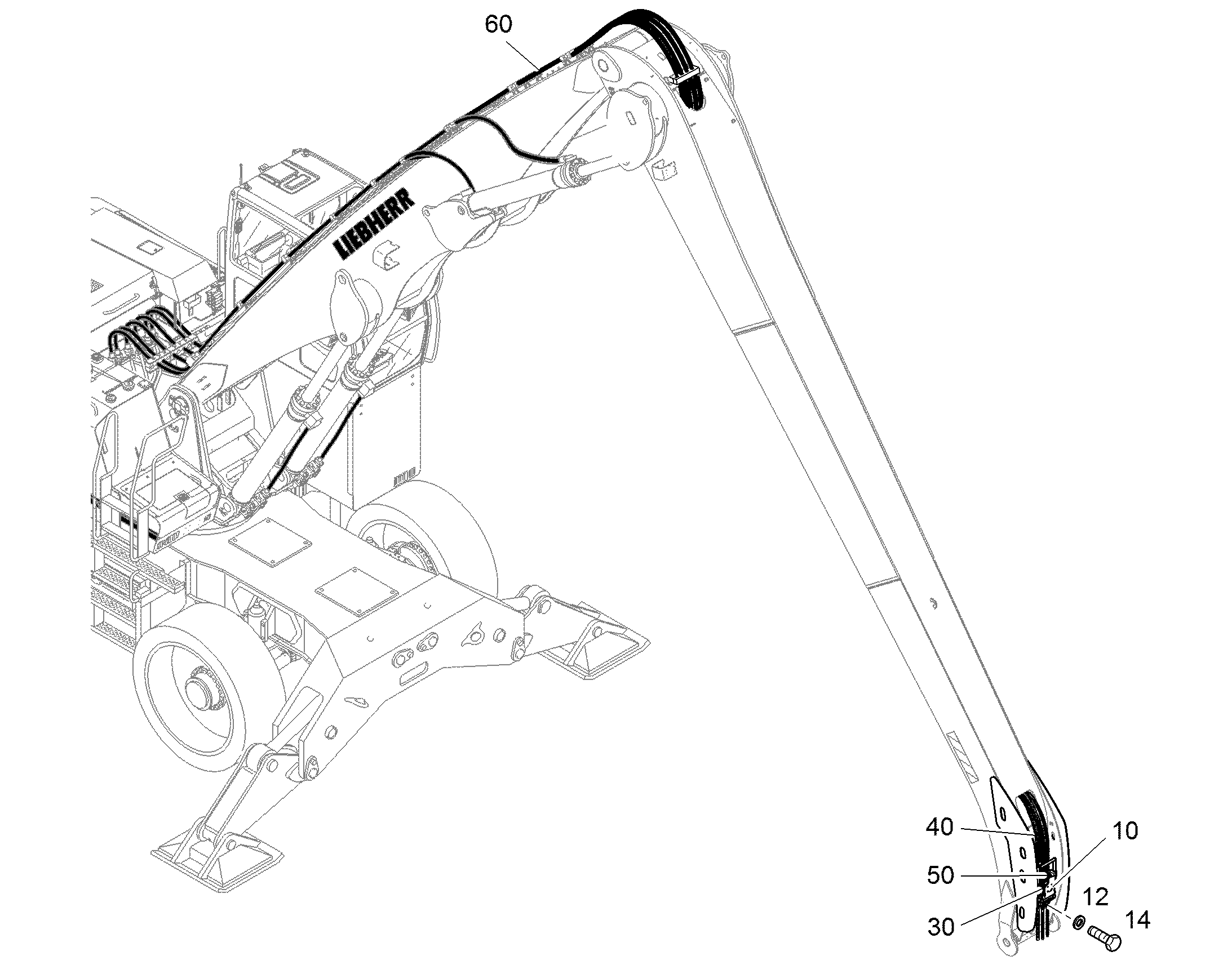 ГИДРАВЛИЧЕСКАЯ СИСТЕМА 94040359 LIEBHERR
