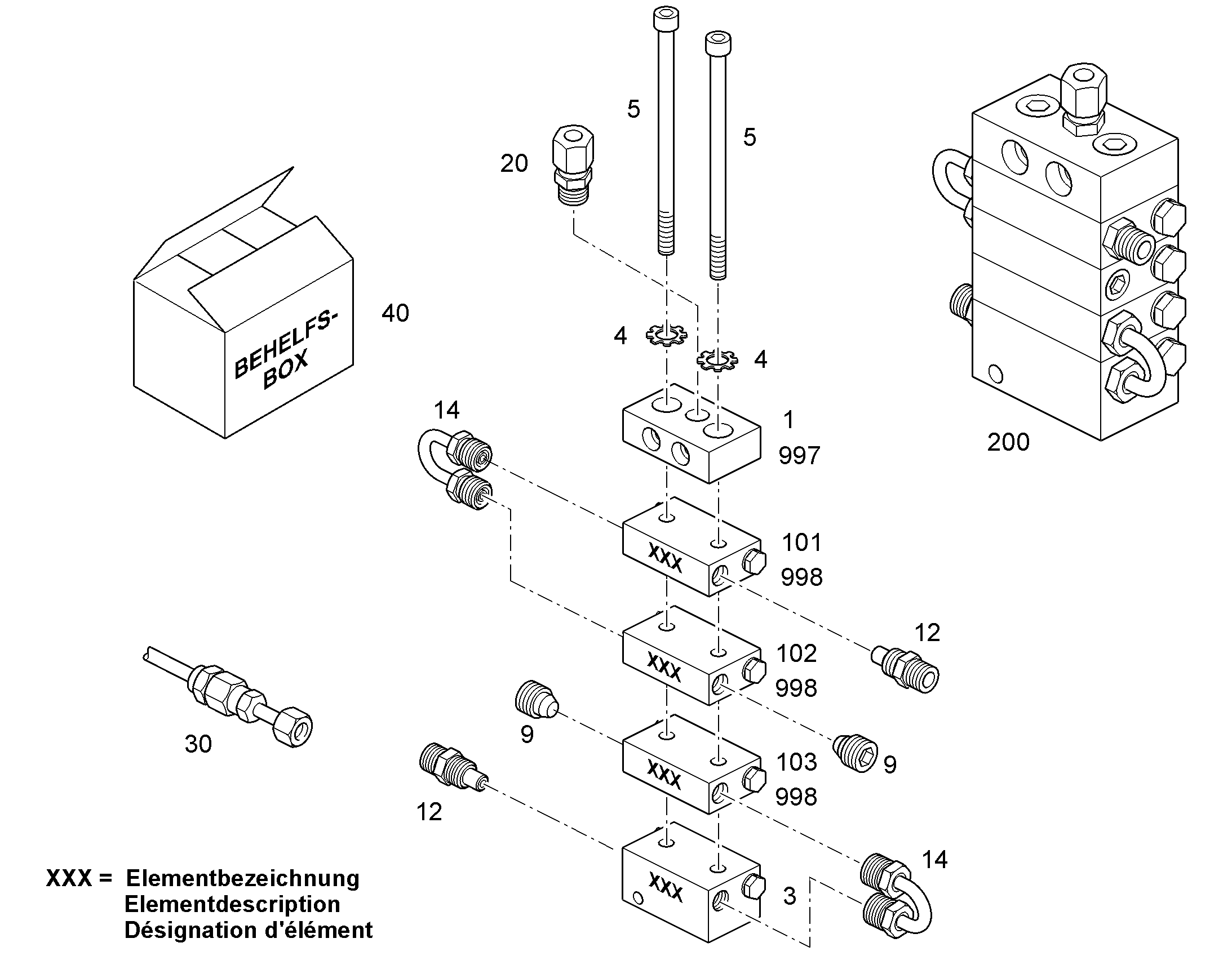 РАСПРЕДЕЛИТЕЛЬ MX-F 4/2 11082226 LIEBHERR