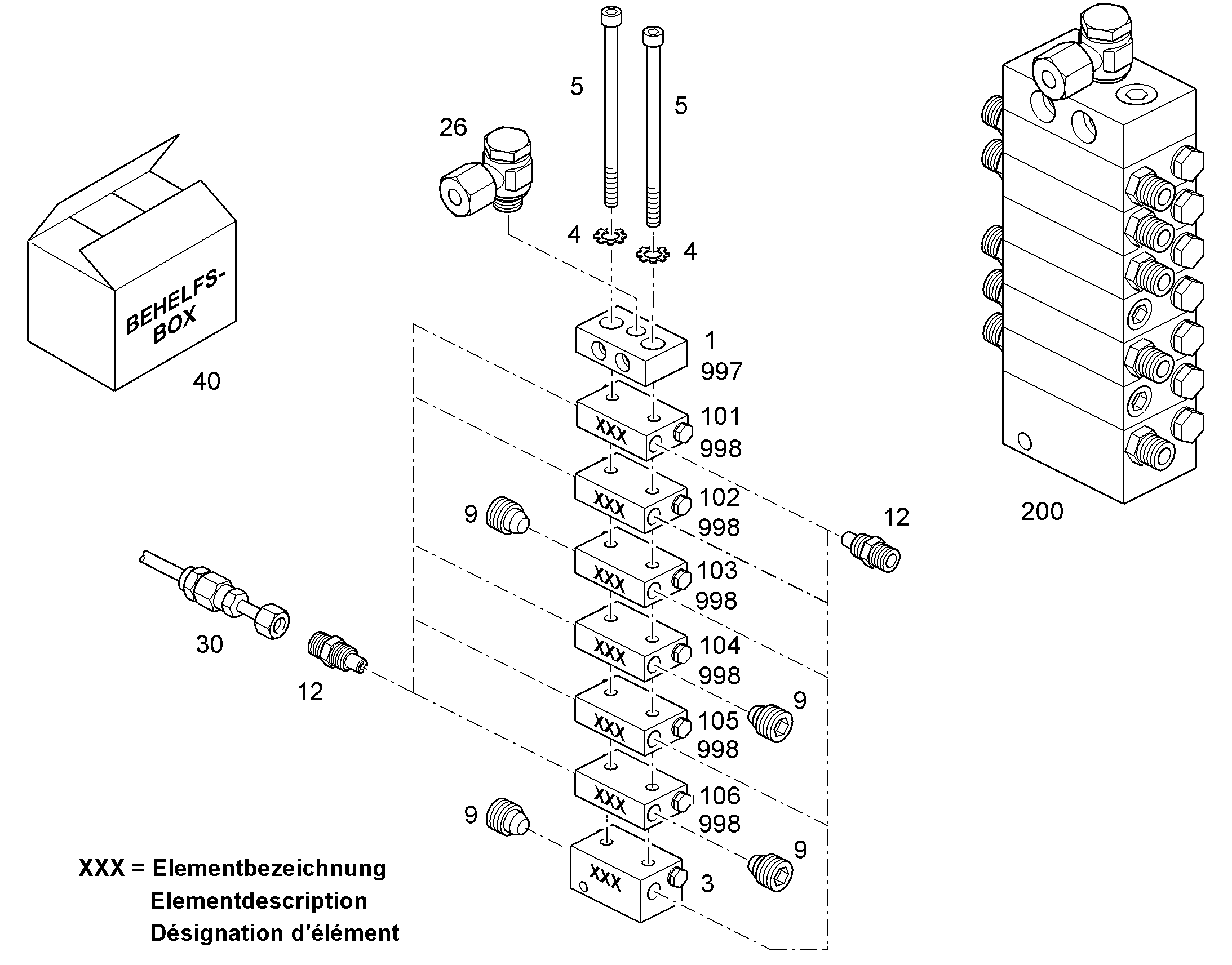 РАСПРЕДЕЛИТЕЛЬ MX-F 7/10 11082273 LIEBHERR