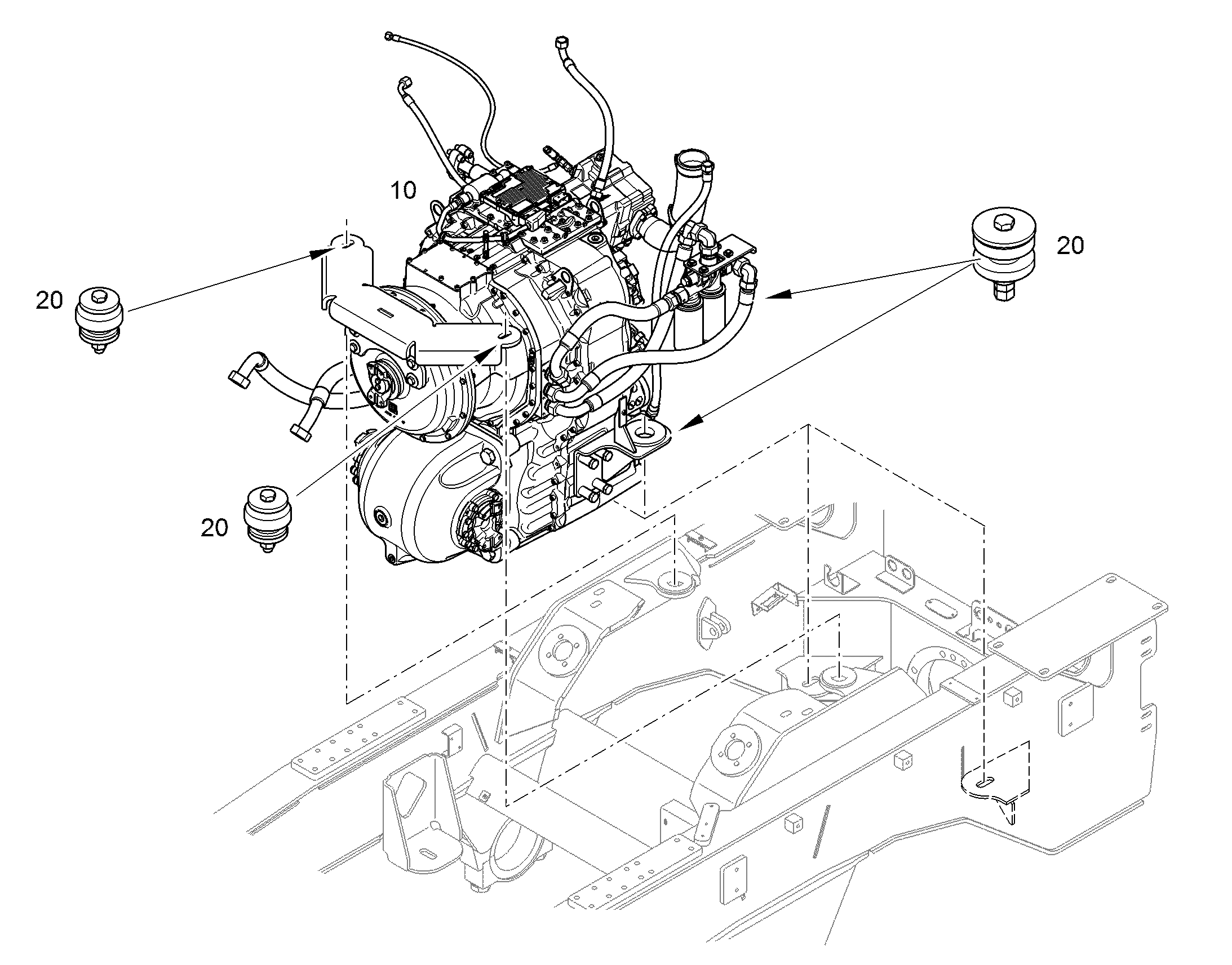 ОТОПЛ.ПРИ НЕРАБ. ДВИГАТЕЛЕ 94050156 LIEBHERR