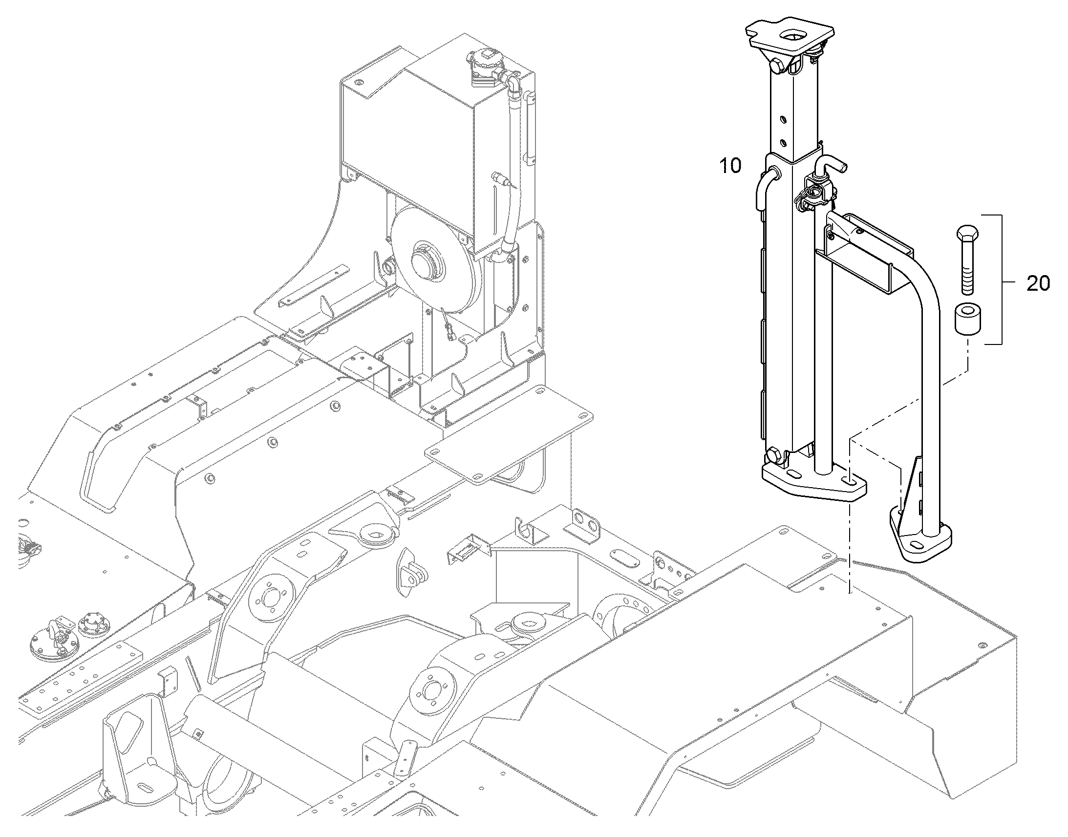 ДЕТАЛИ КРЕПЛЕНИЯ 94040750 LIEBHERR