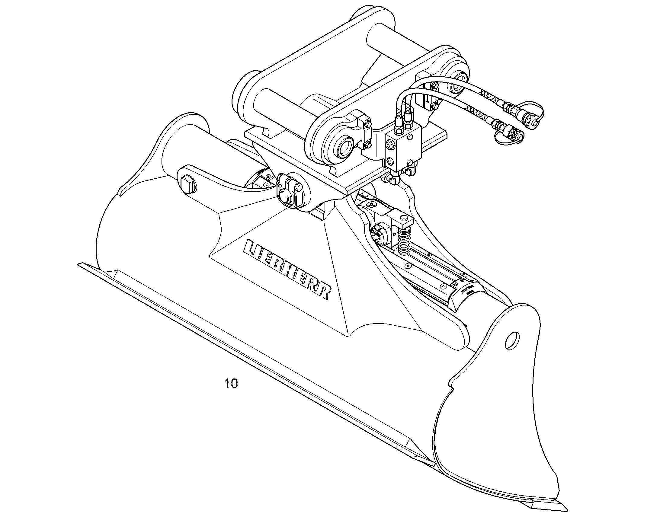 КОВШ КАНАВООЧИСТИТЕЛЯ 1200mm 0,29m³ 94041366 LIEBHERR