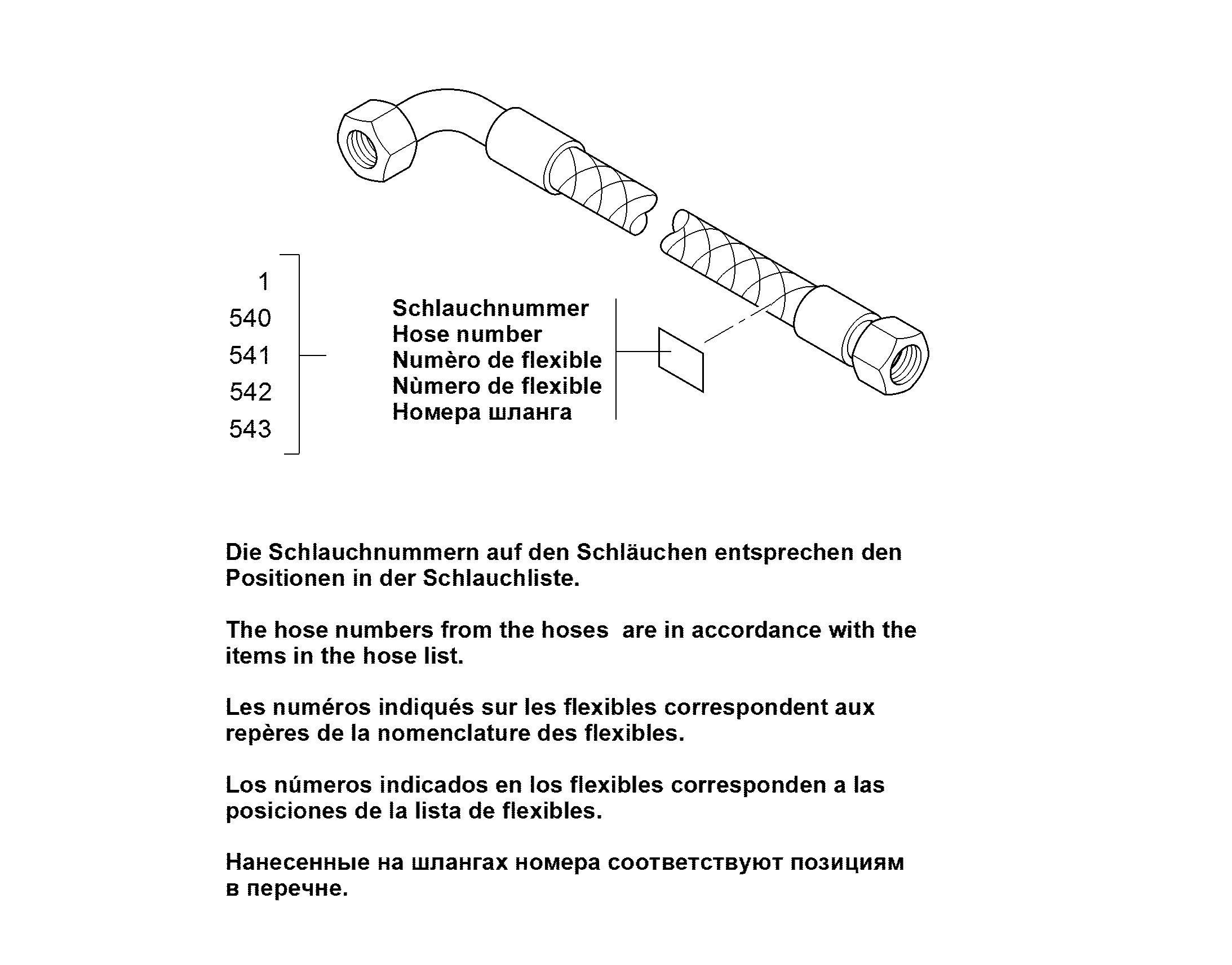 ТАБЛИЧКА МАРКИРОВОЧНАЯ SCHLAUCH PDL-6 101,6mmX25,4mm 602760108 LIEBHERR