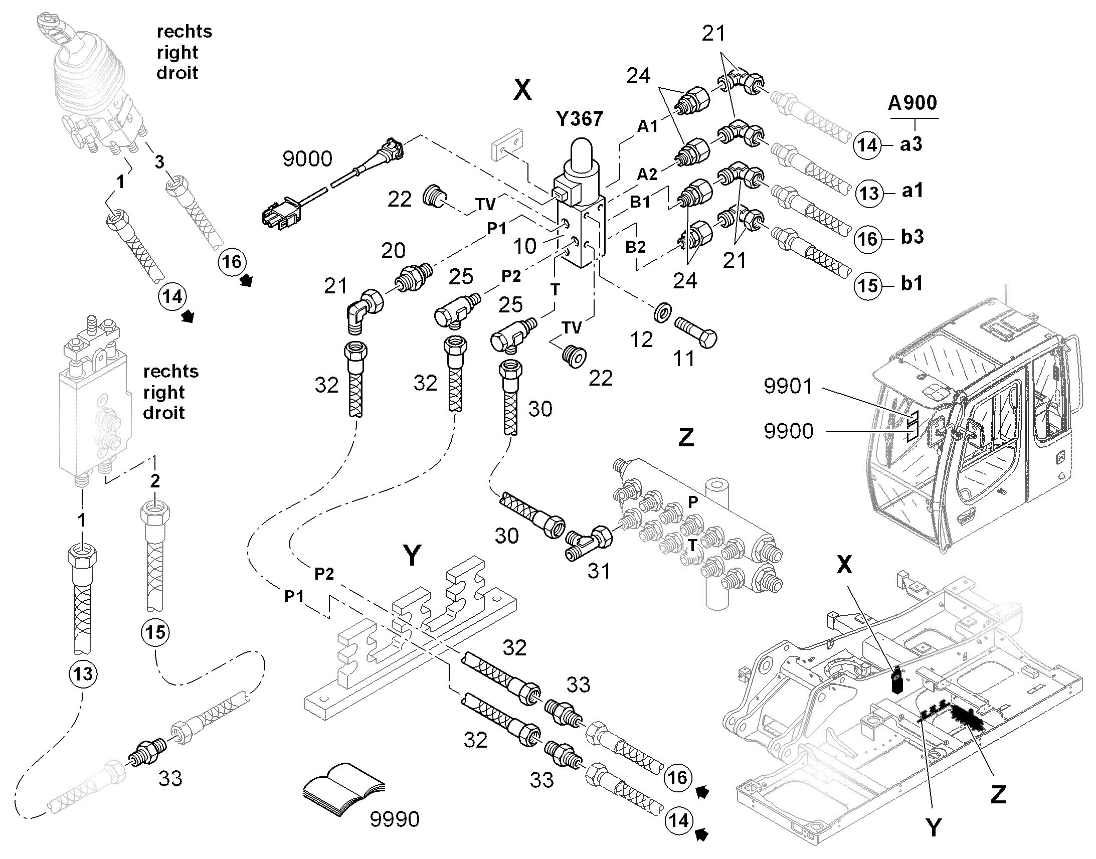 MANUAL A900C-LI TYP 1002 11117766 LIEBHERR