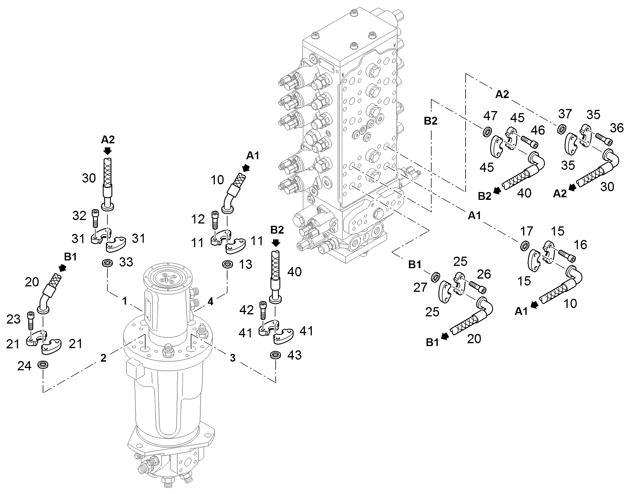 ШЛАНГ 20X1400 11113304 LIEBHERR
