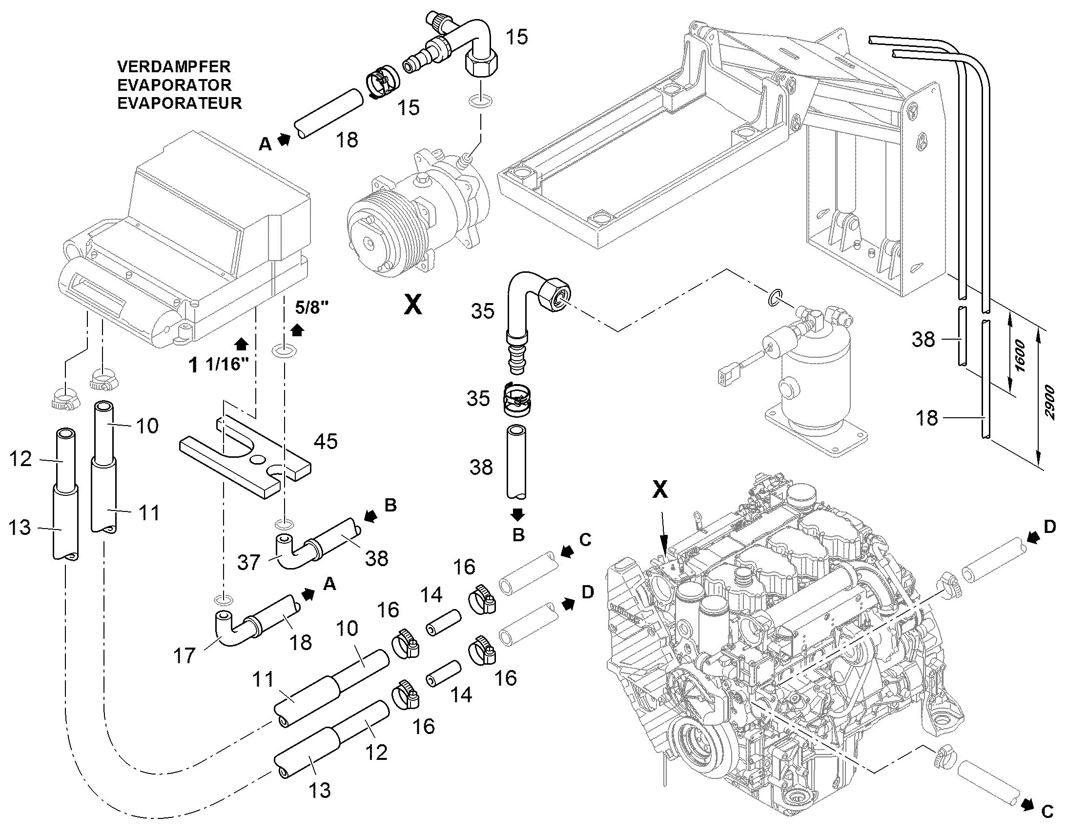 АРМАТУРА DN8 11213654 LIEBHERR