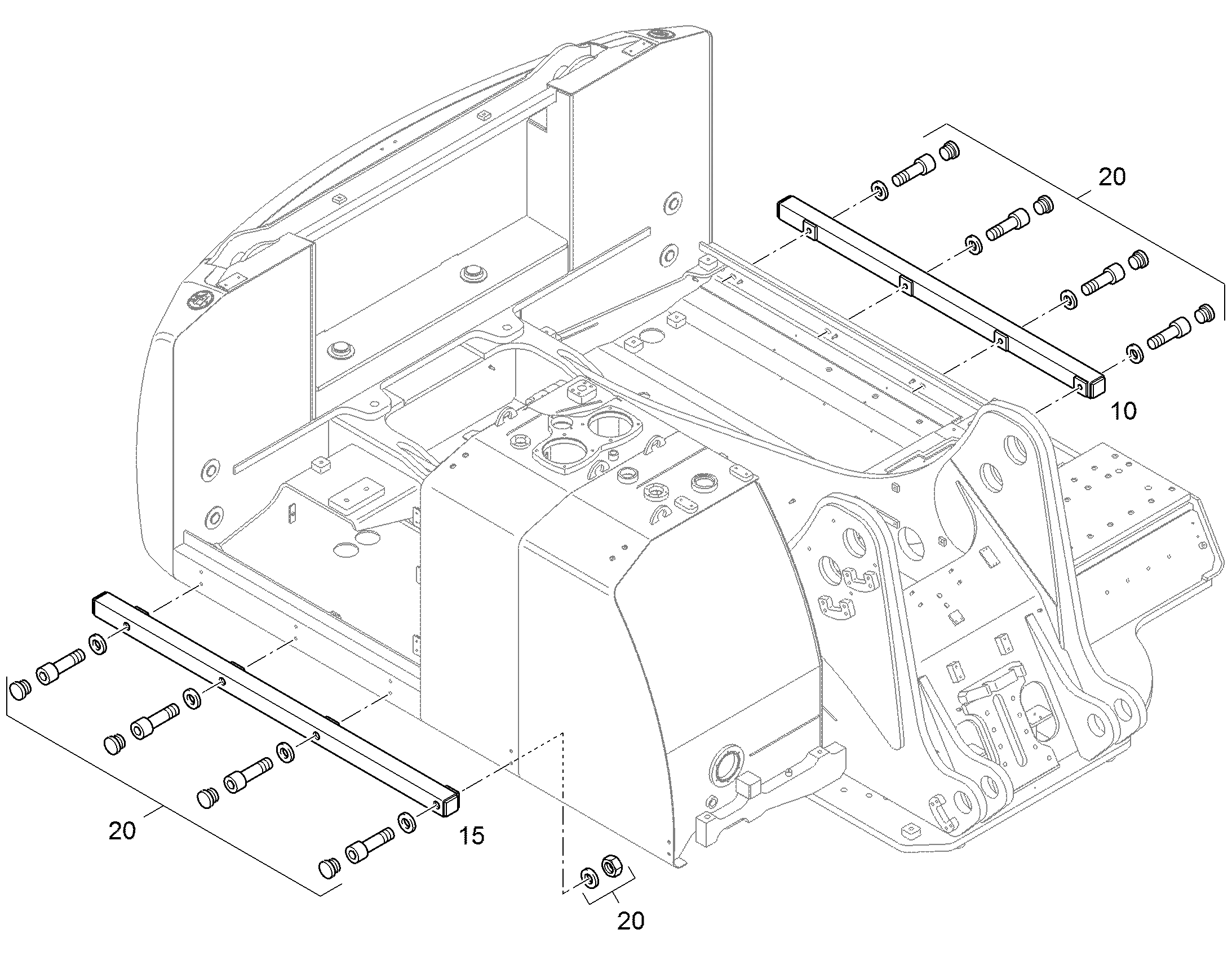 ЭЛЕМЕНТЫ МОНТАЖНЫЕ 94045349 LIEBHERR