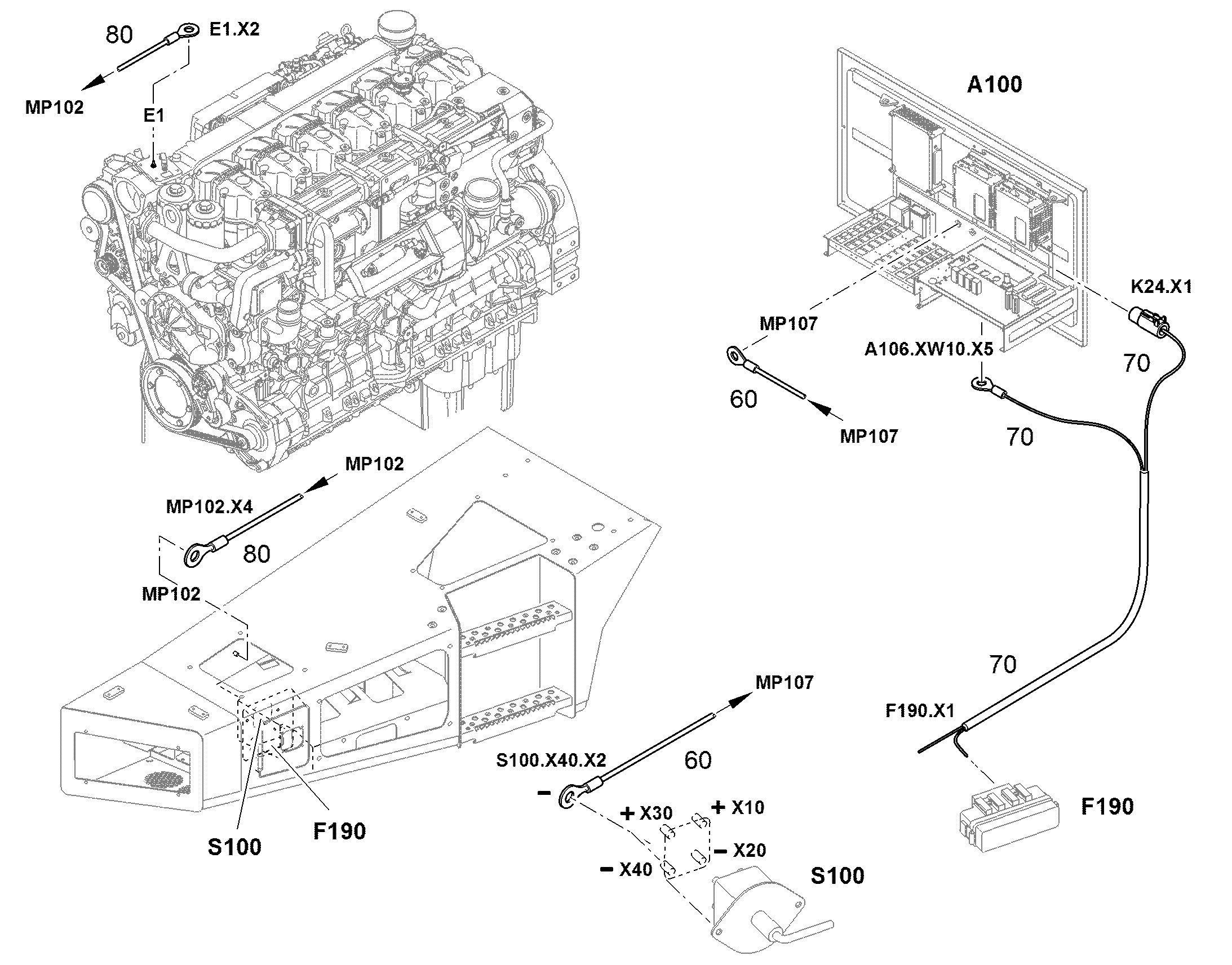 КАБЕЛЬ 94037562 LIEBHERR