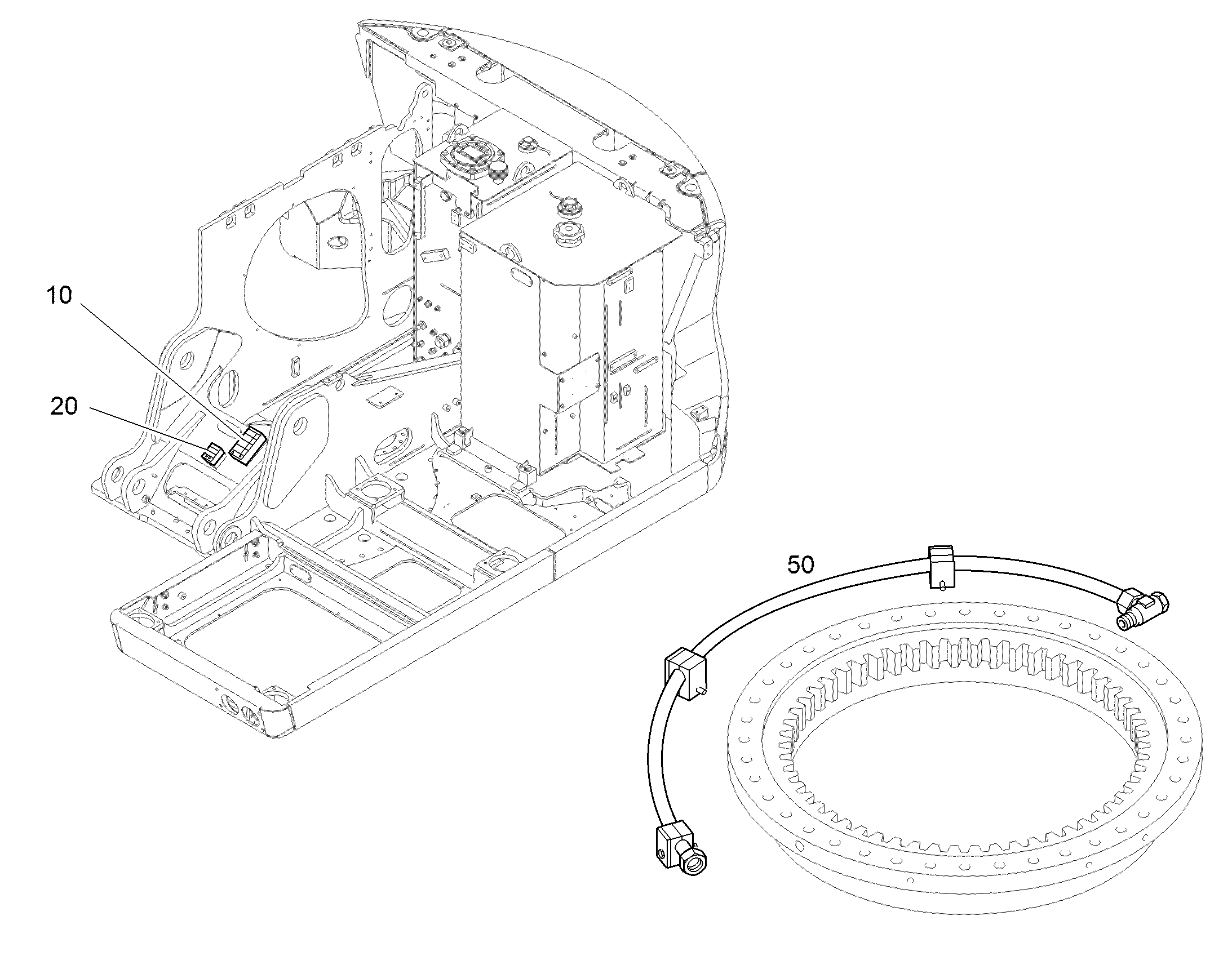 ГЛАВНЫЙ ВХОД В СБОРЕ 12437932 LIEBHERR