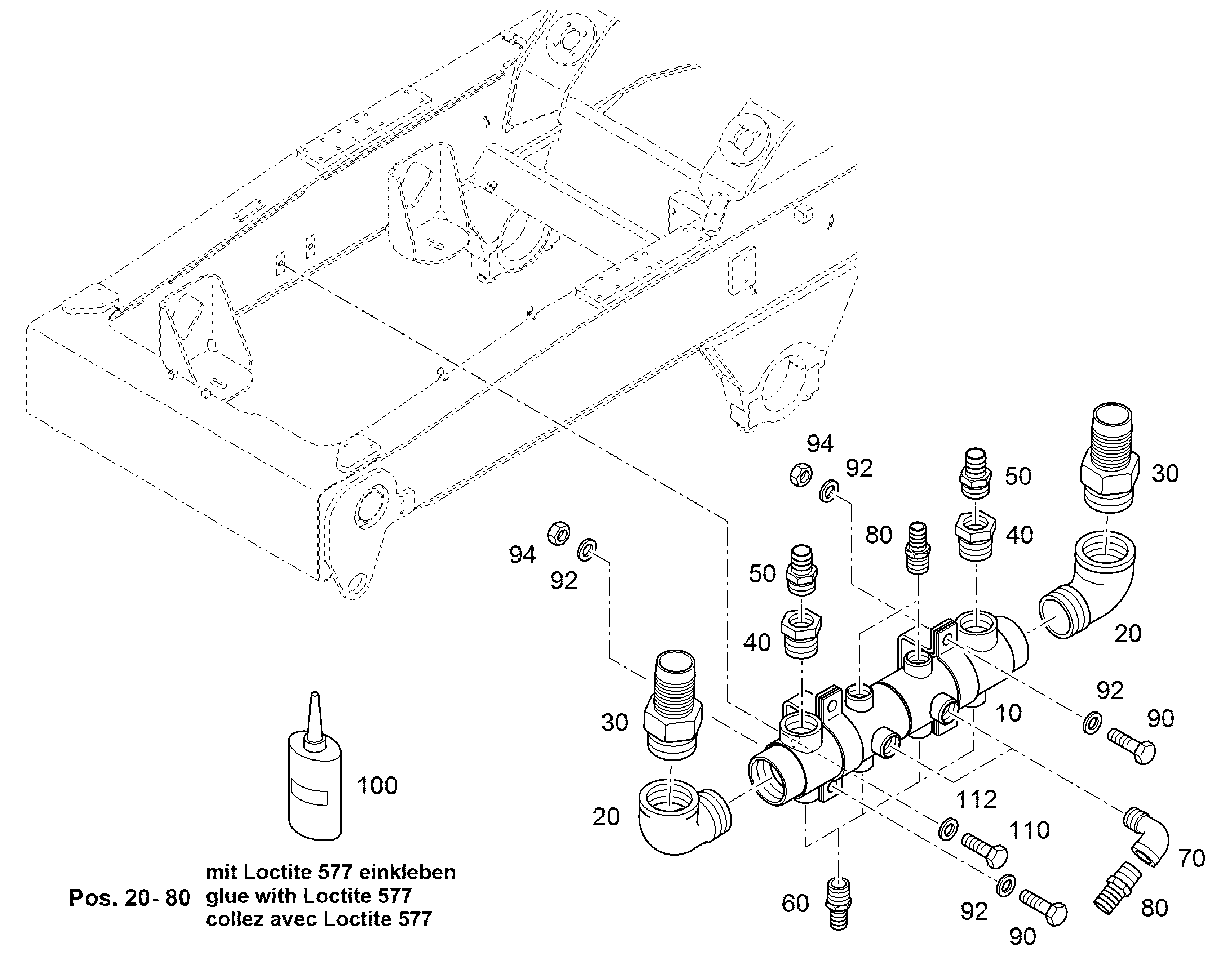 ОТОПИТЕЛЬ WEBASTO 11100831 LIEBHERR