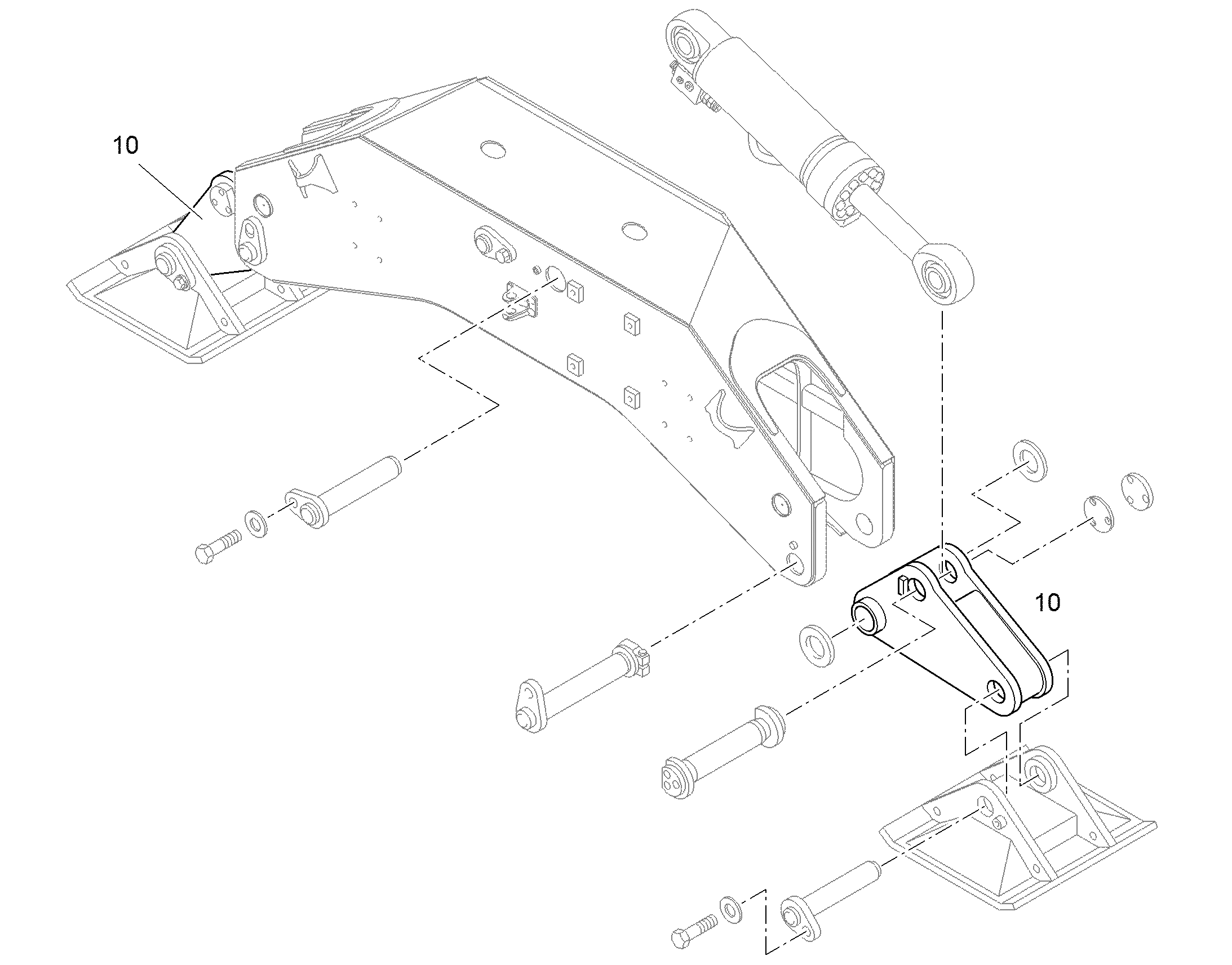 НОГА ОПОРНАЯ 9586982 LIEBHERR