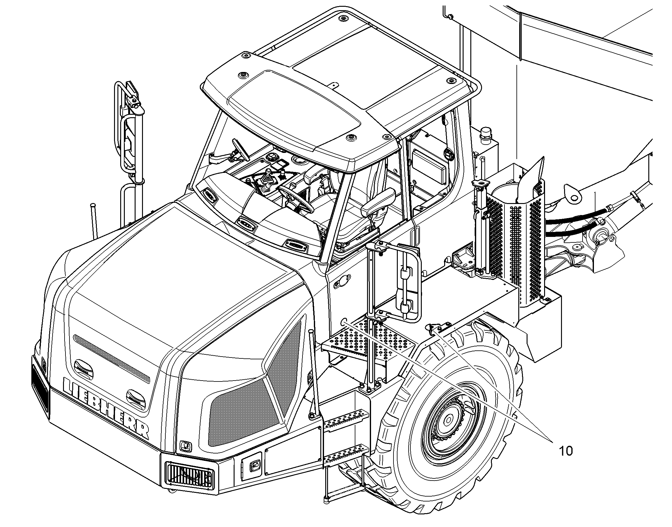 ОГРАНИЧИТЕЛЬ ДВЕРИ 94047887 LIEBHERR