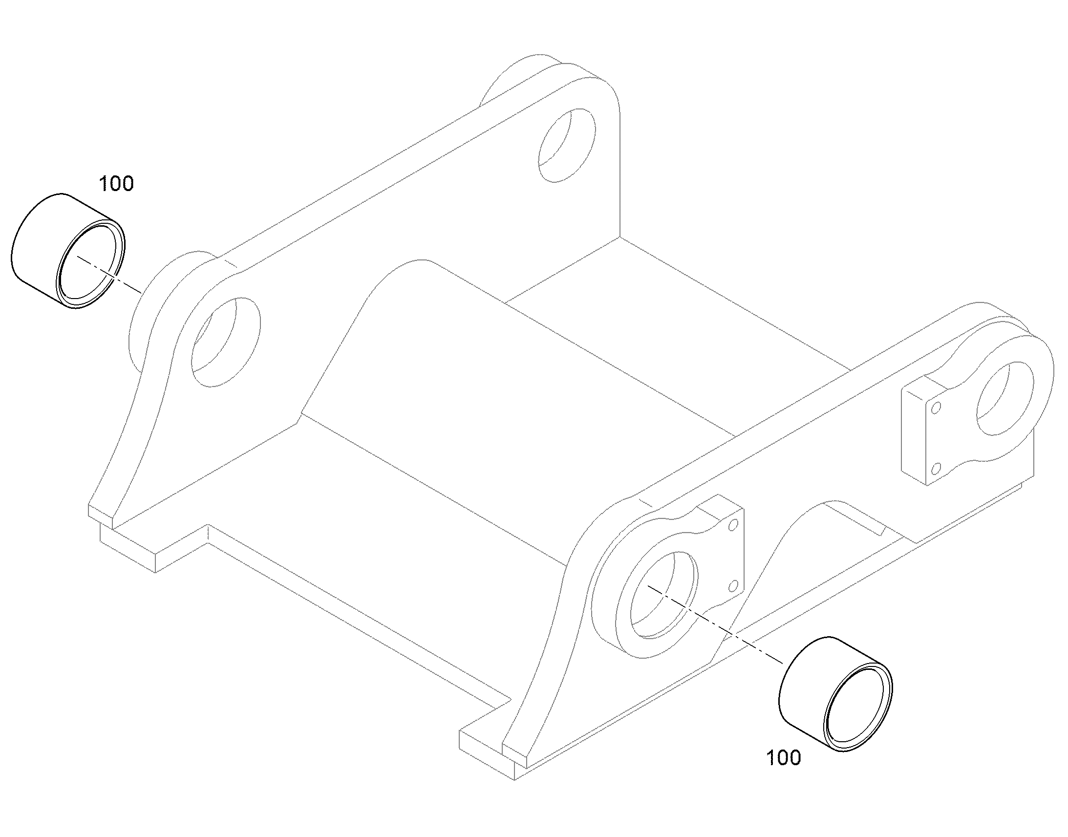 BUSH ASSEMBLY 94055188 LIEBHERR