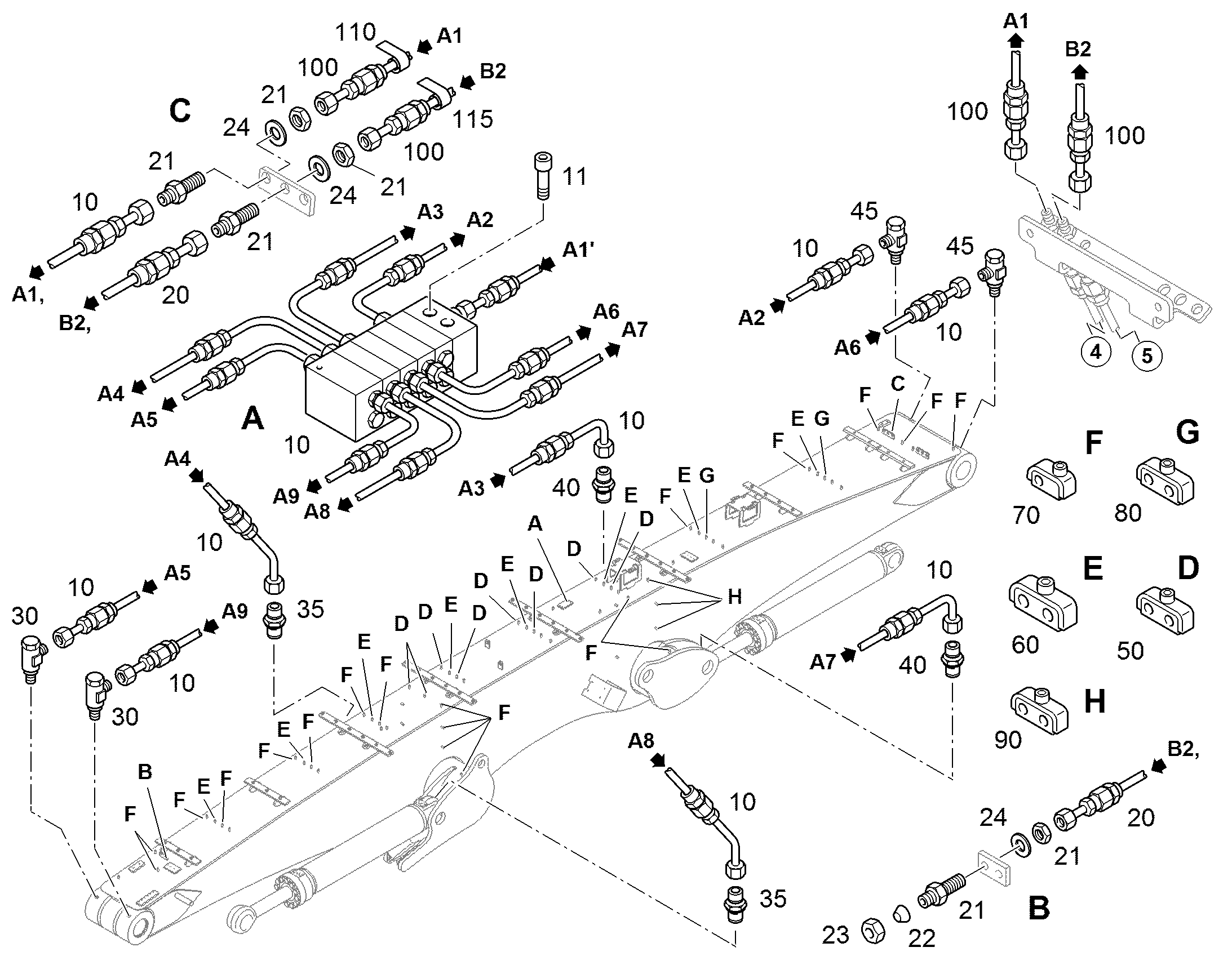 РАСПРЕДЕЛИТЕЛЬ MX-F 6/8 11210473 LIEBHERR