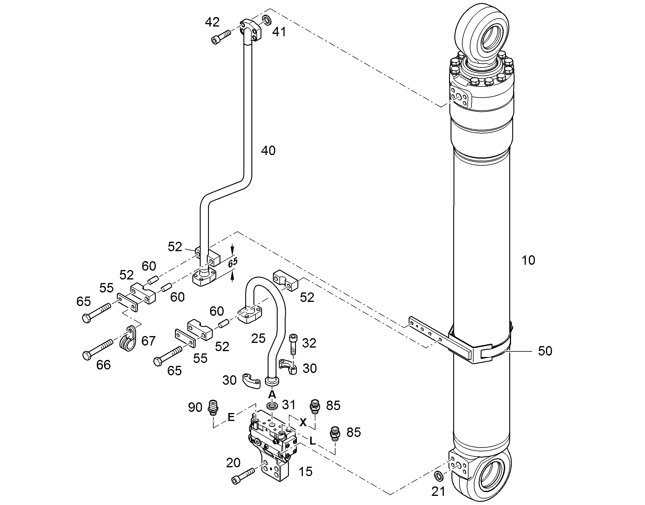 КЛАПАН ПРЕДОХРАНИТЕЛЬНЫЙ 11695447 LIEBHERR