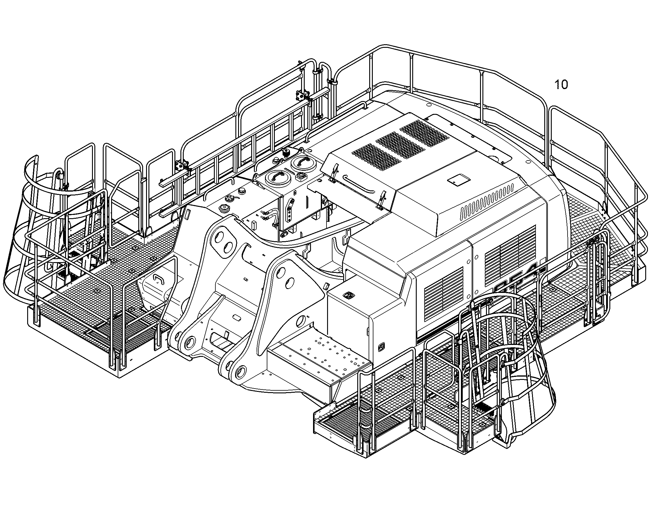 ПЛАТФОРМА - ПОВ. ПЛАТФОРМА 94044298 LIEBHERR
