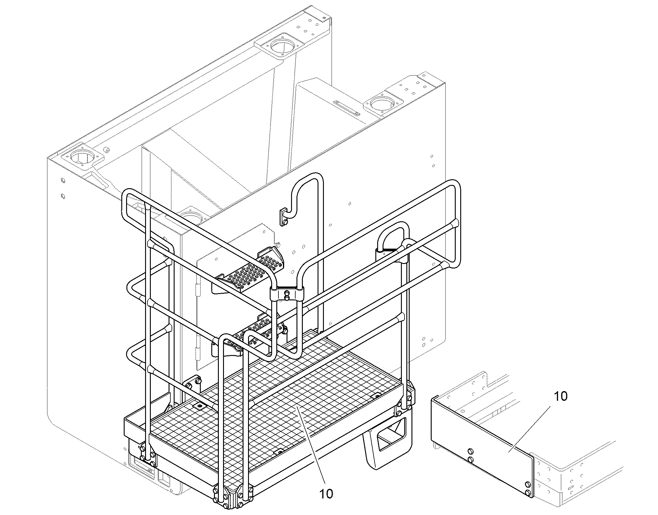 ПЛАТФОРМА 94044297 LIEBHERR