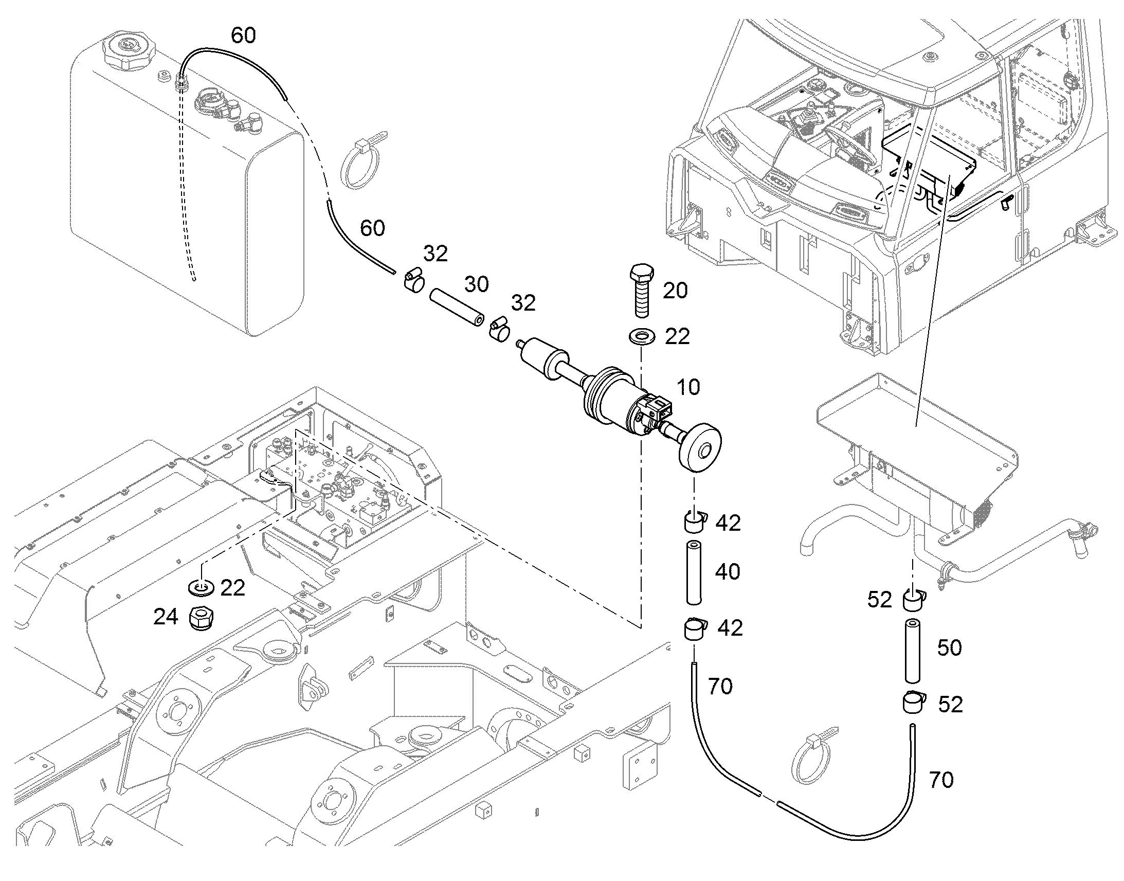 ПЕРЕХОДНИК ДЛЯ ШЛАНГА 7414057 LIEBHERR