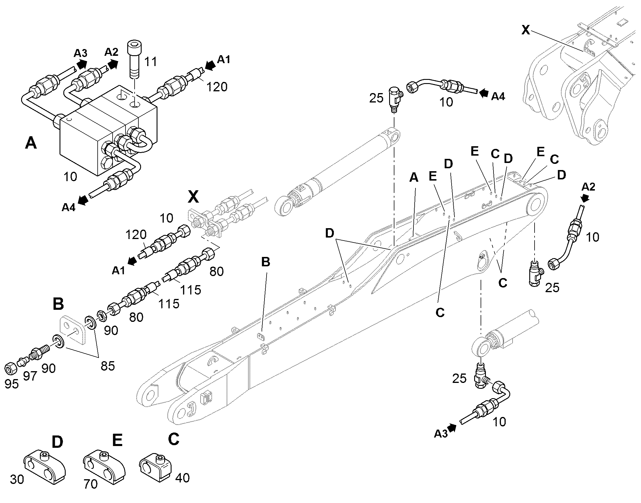 РАСПРЕДЕЛИТЕЛЬ MX-F 3/3 11347511 LIEBHERR
