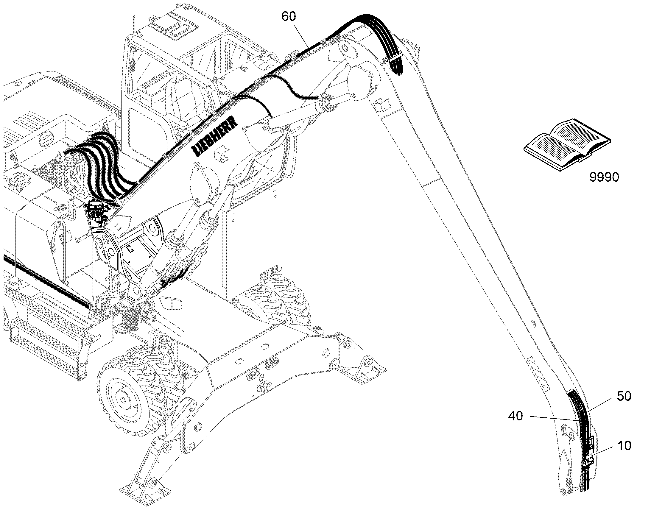 ЛИНИИ-НАБОР 94048980 LIEBHERR