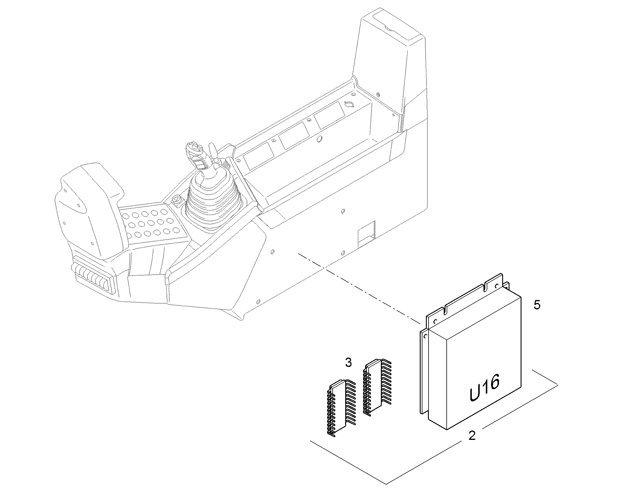 БЛОК УПРАВЛЕНИЯ BST 10279529 LIEBHERR