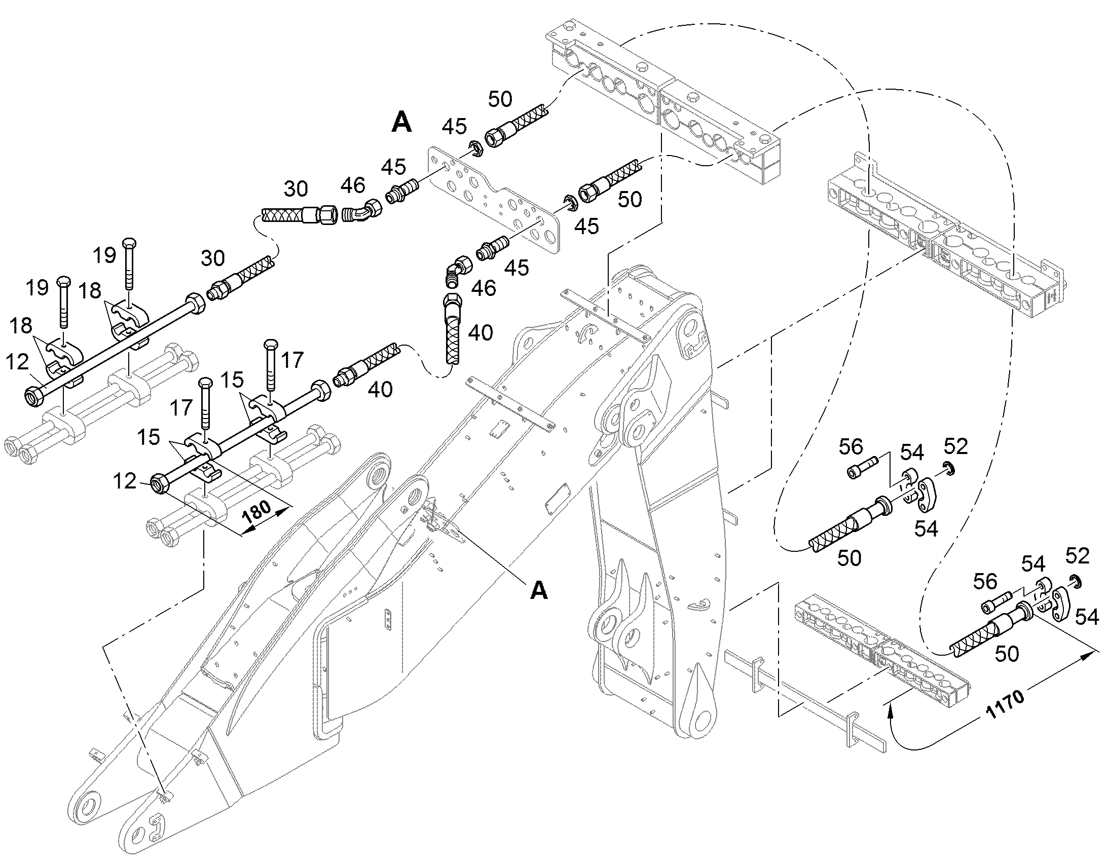 ШЛАНГ 16X1700 11210190 LIEBHERR