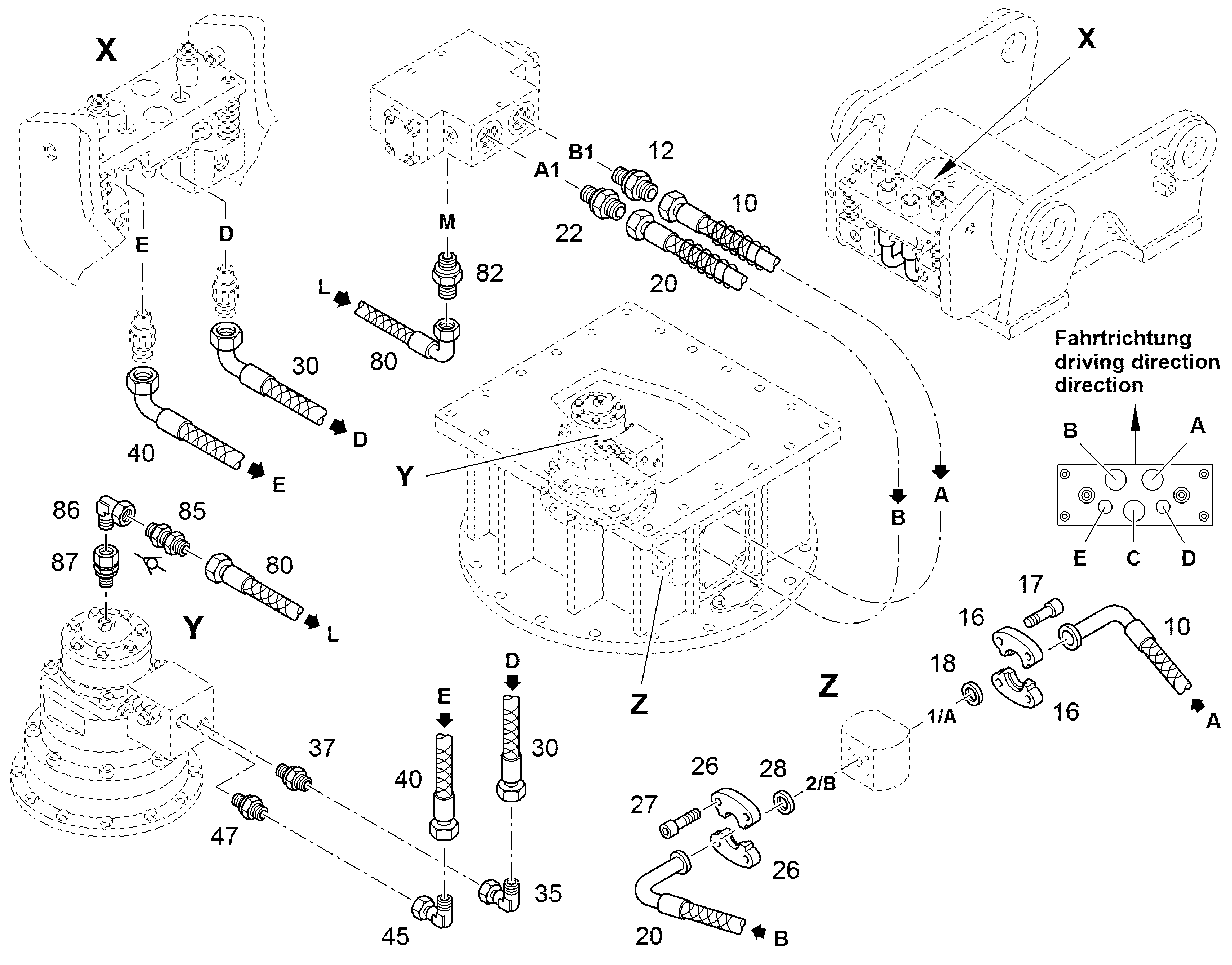 ШЛАНГ 25X900 11211236 LIEBHERR