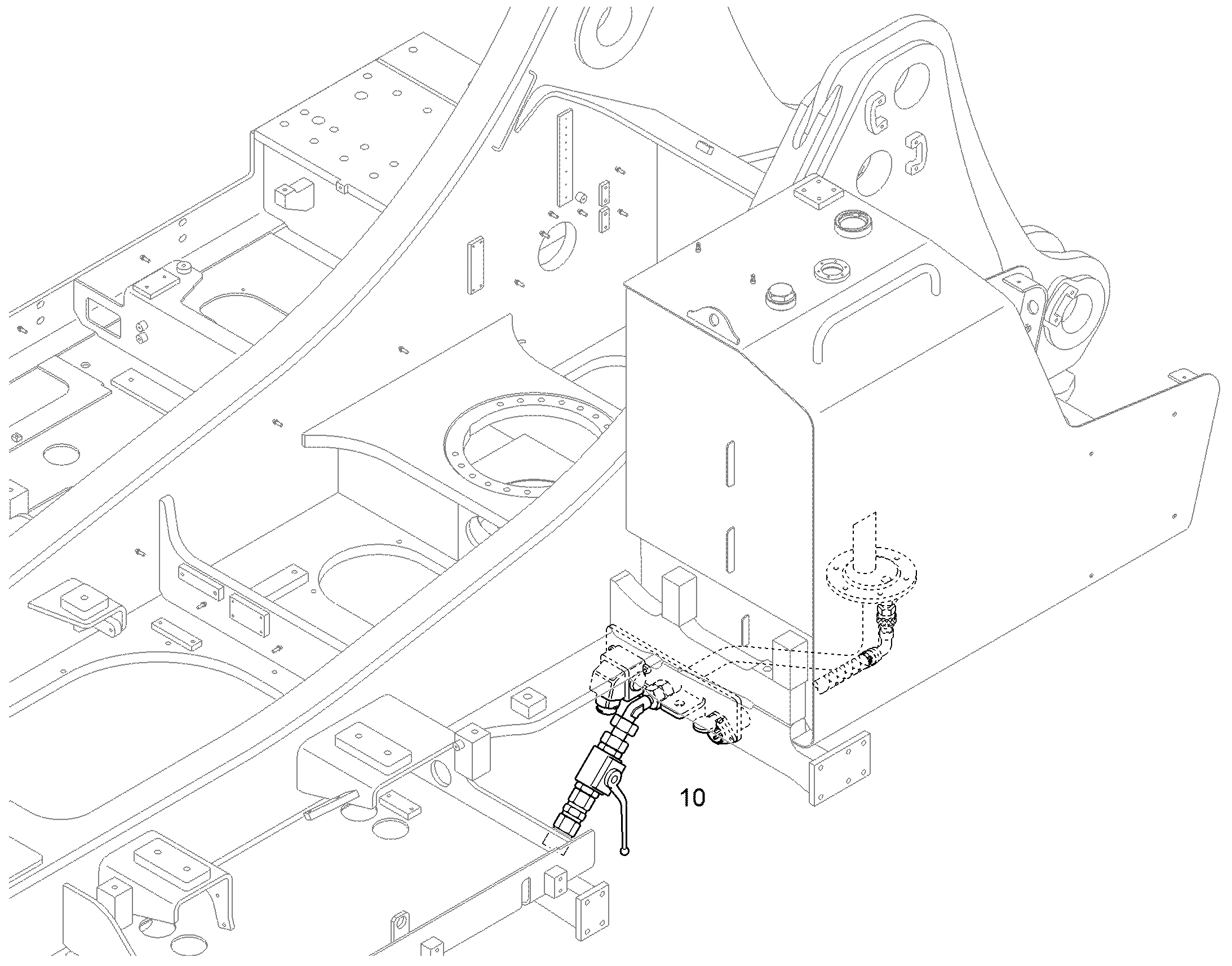 ТОПЛИВОПРОВОД 94045458 LIEBHERR
