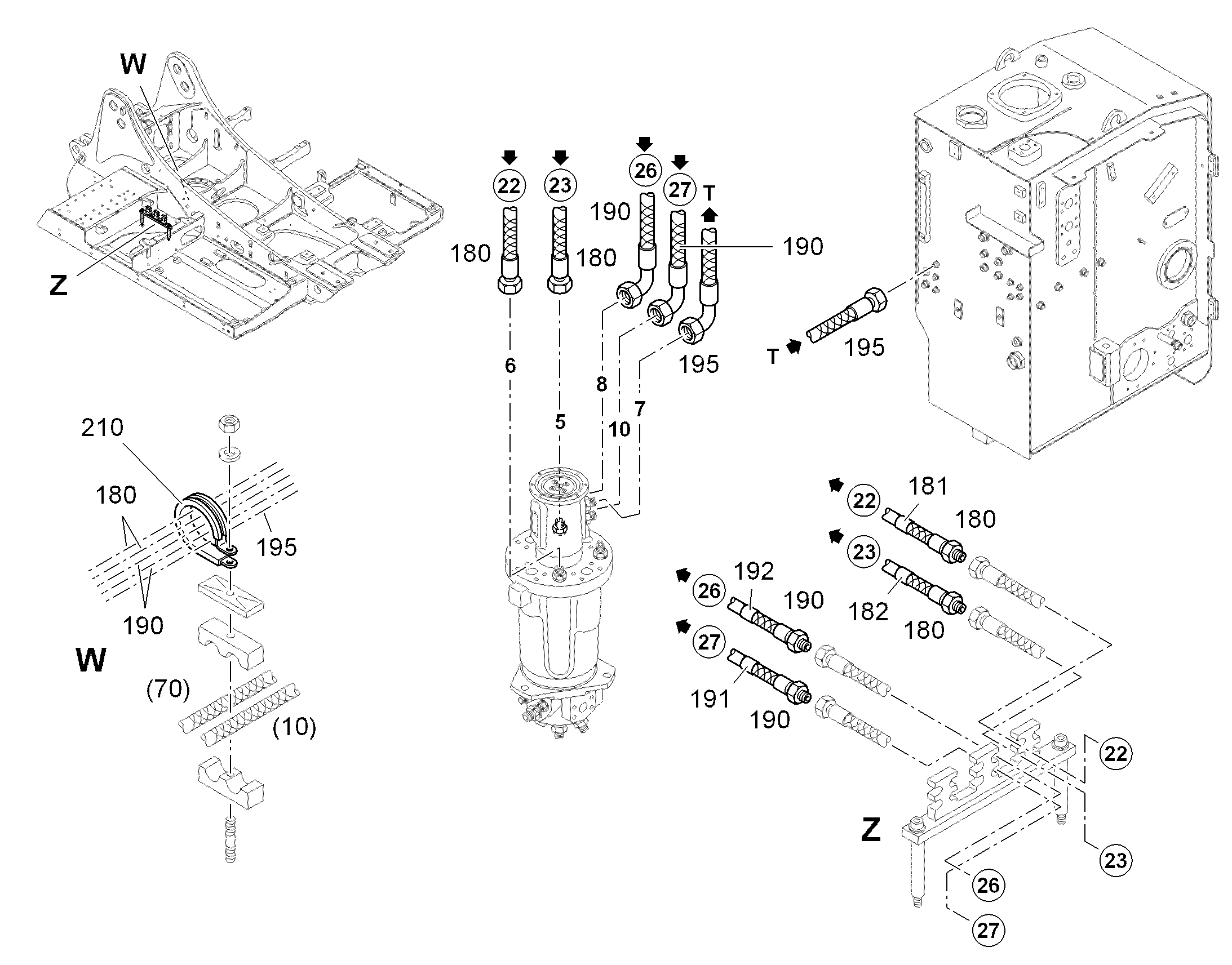 ШЛАНГ 10X1800 10100216 LIEBHERR